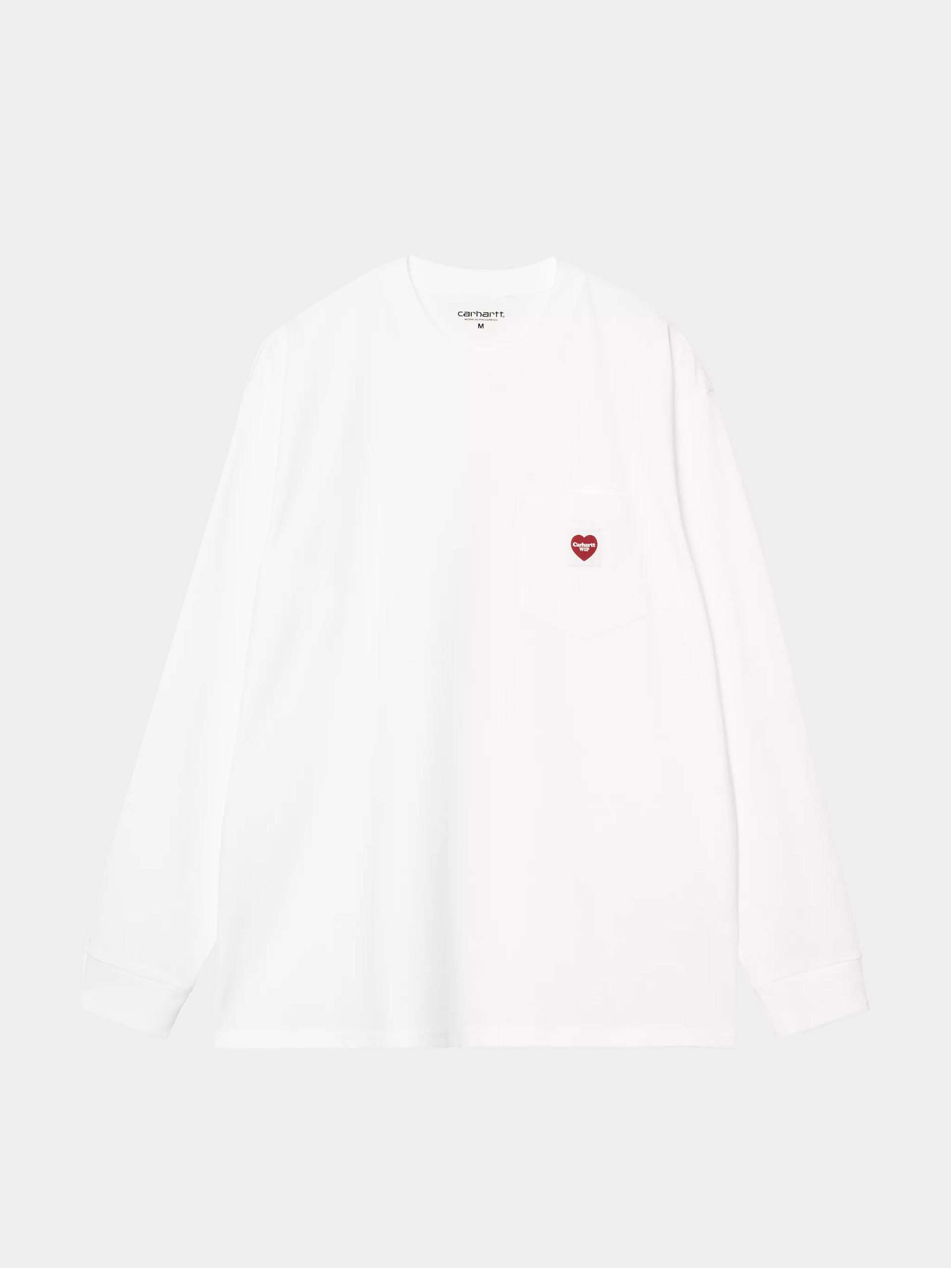 Triko Carhartt WIP Pocket Heart (white/red)