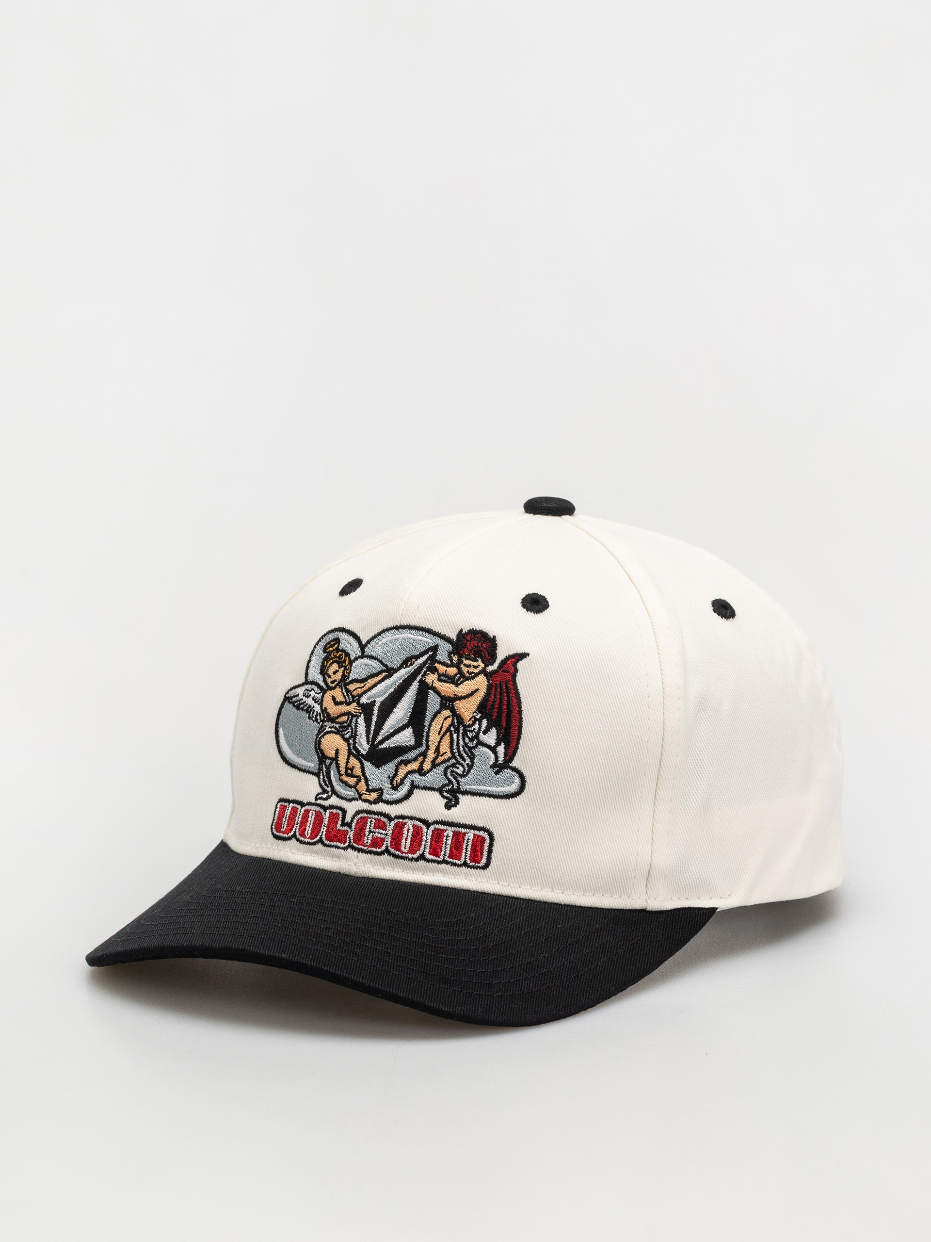 Kšiltovka  Volcom Good And Evil (off white)