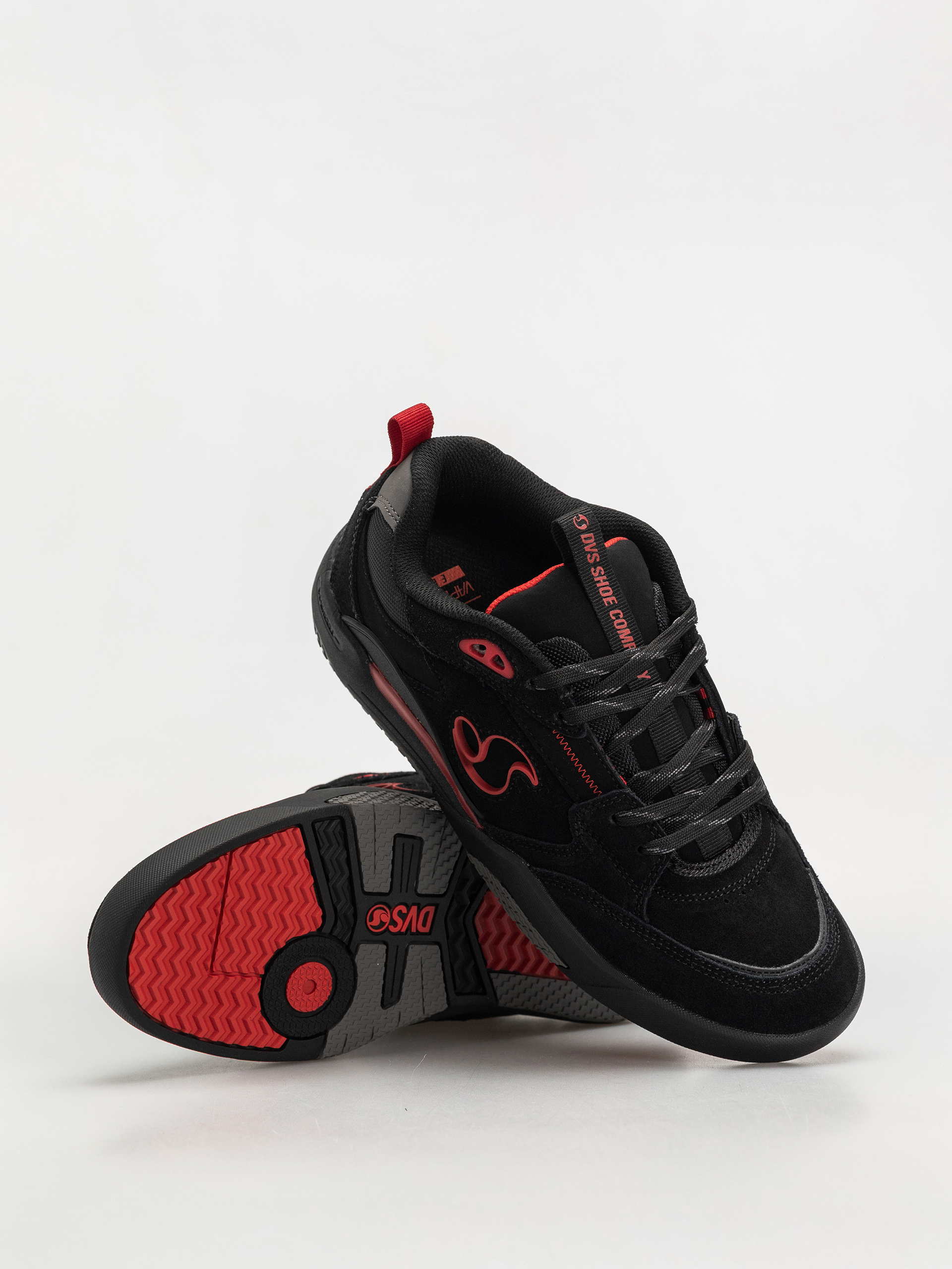 Boty DVS Slot (blk/blk/red)