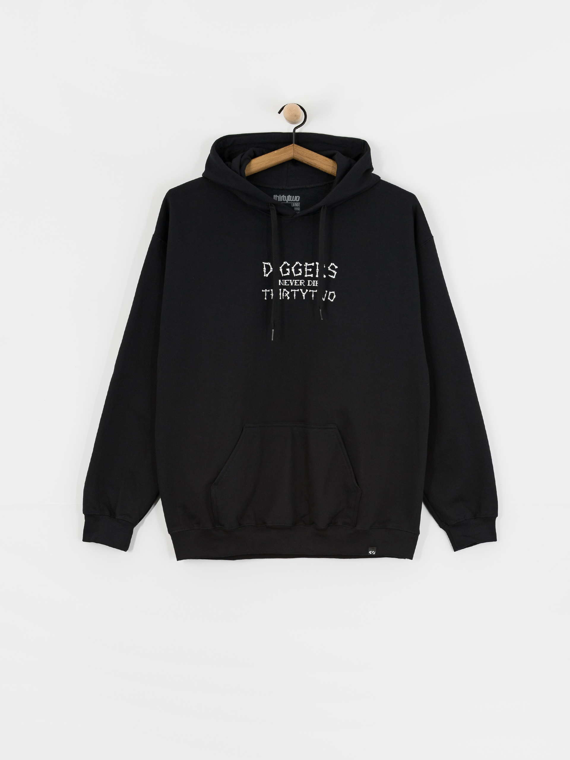 Mikina s kapucí ThirtyTwo Digger HD (black)