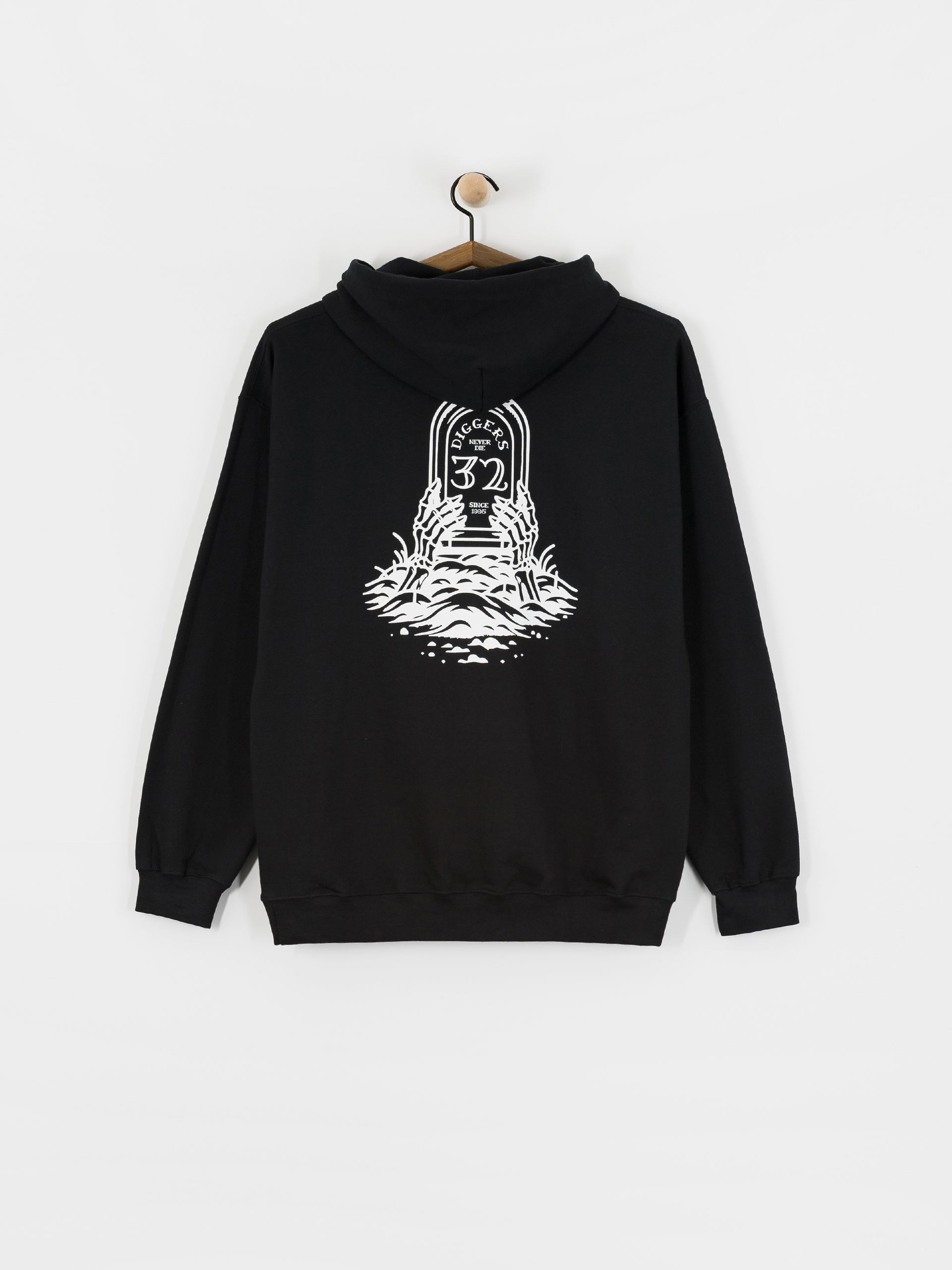 Mikina s kapucí ThirtyTwo Digger HD (black)
