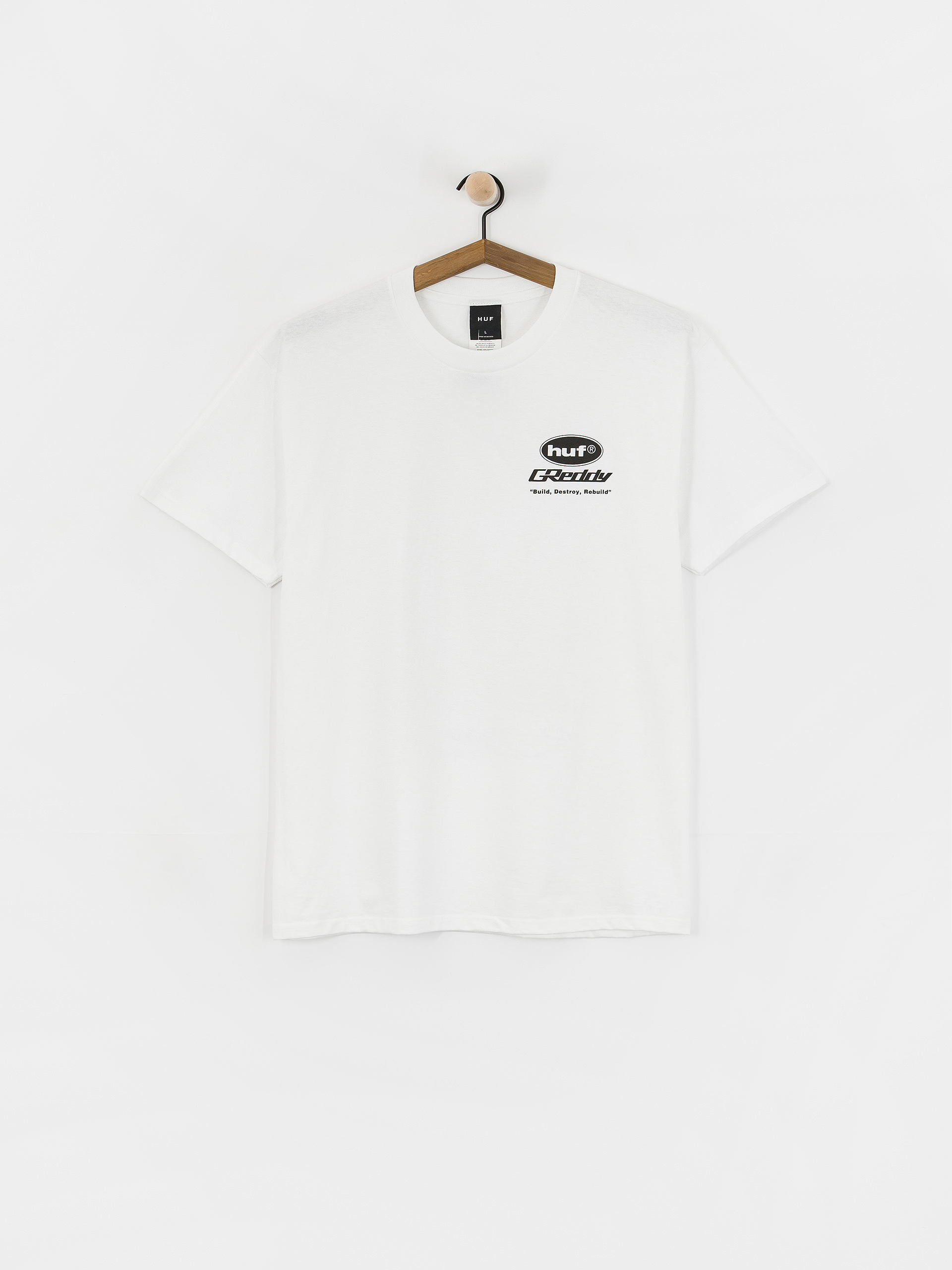 Tričko HUF X Greddy Parts (white)