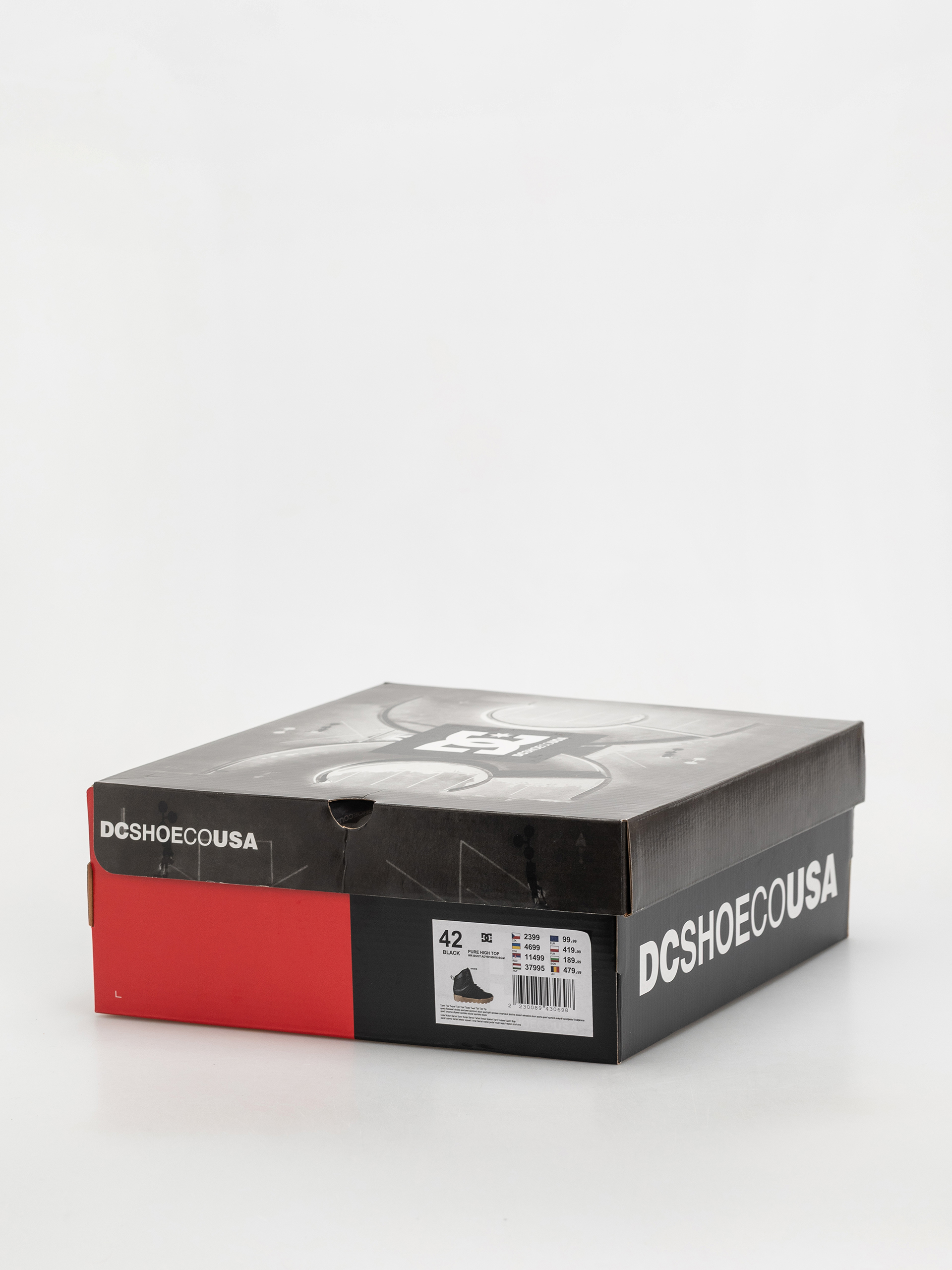 Boty DC Pure High Top Wr (black/gum)