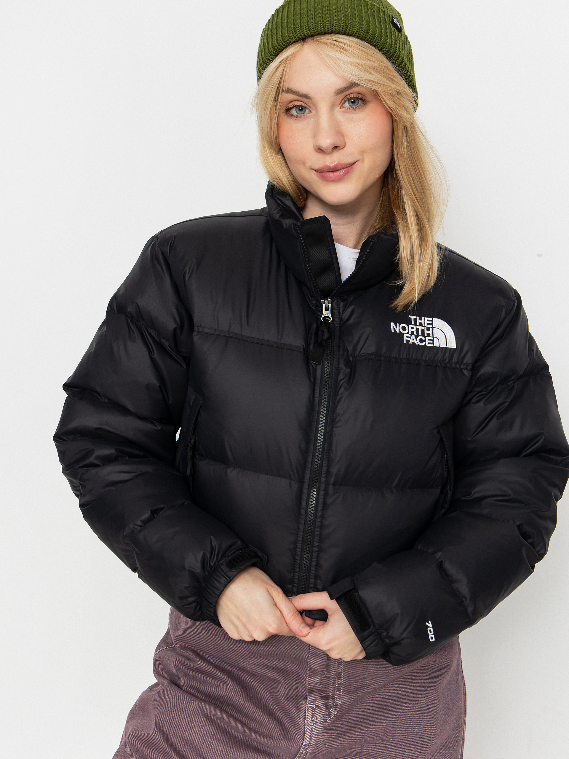 Bunda The North Face Nuptse Short Wmn (tnf black/tnf black/r)