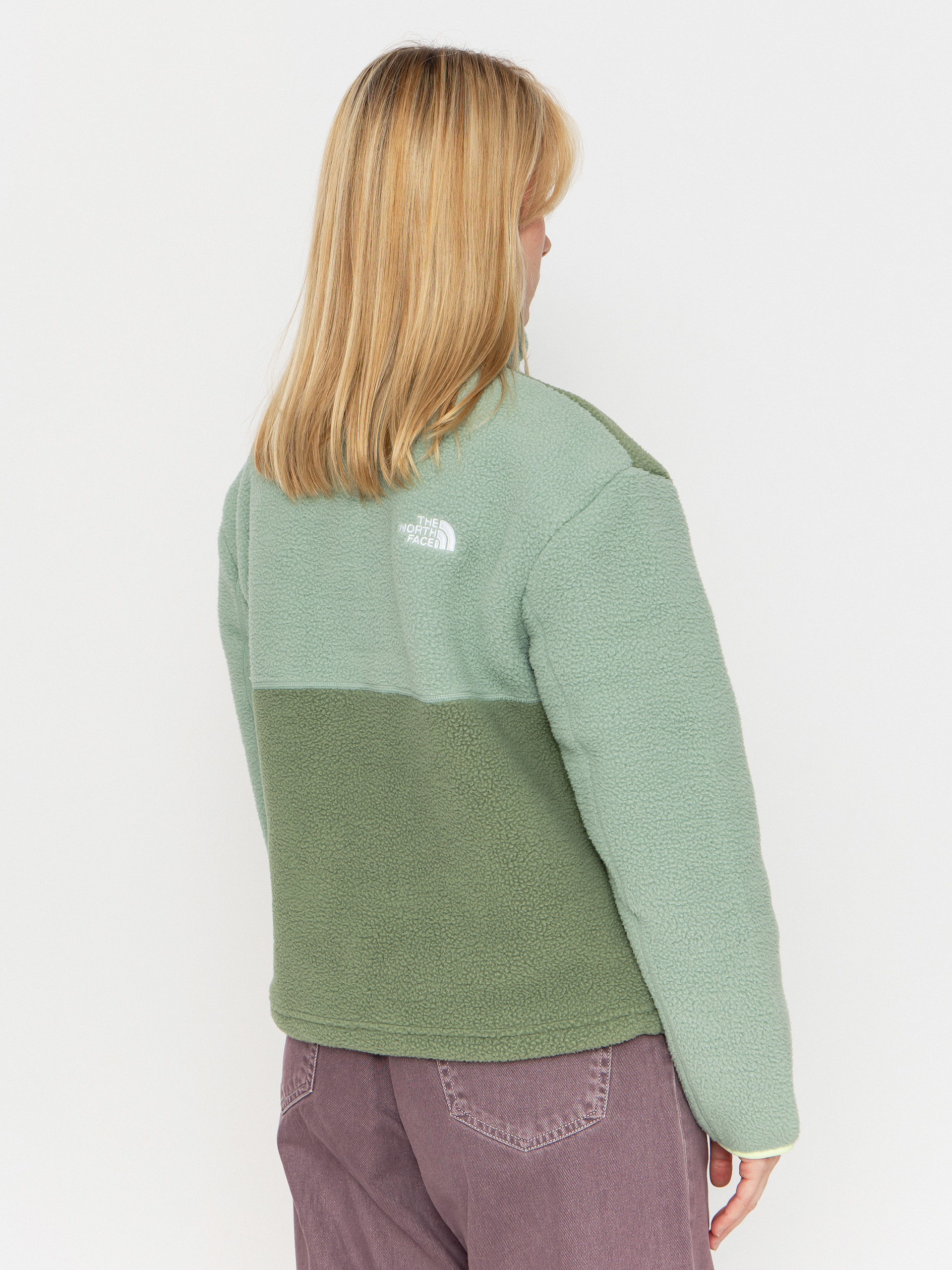 Pánský Fleecová mikina The North Face Yumiori 1/4 Zip (bark mist/slate moss/as)