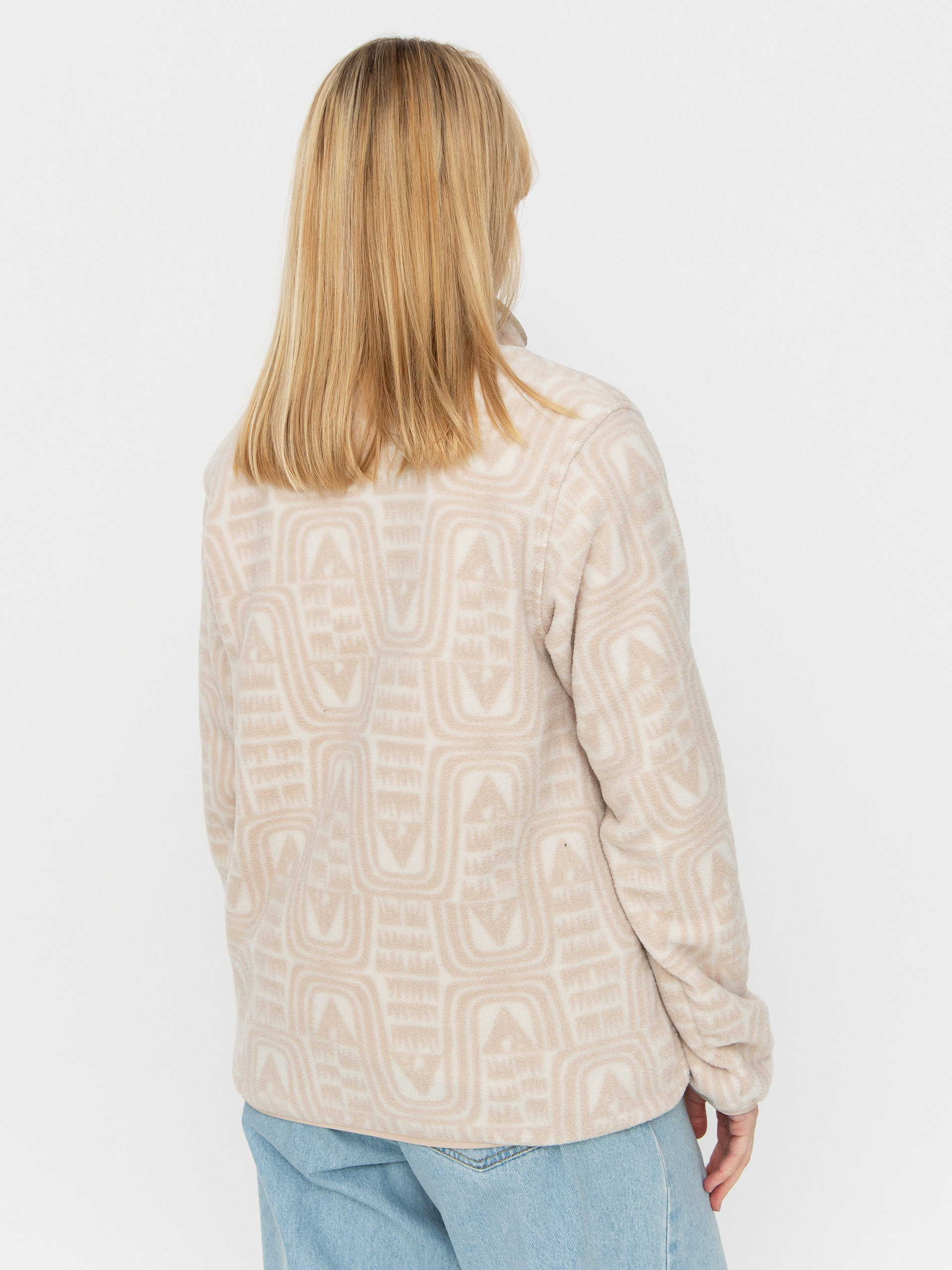 Dámský Fleecová mikina Patagonia LW Synch Snap T (flow dyno white)