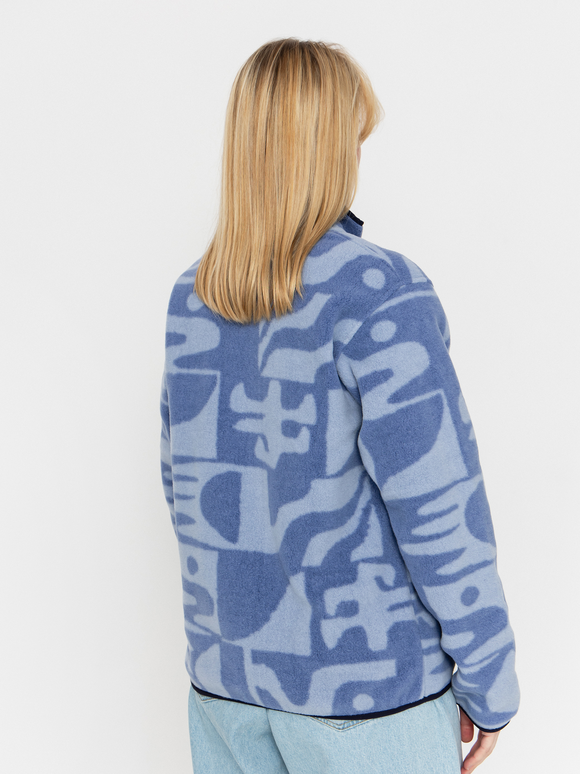 Dámský Fleecová mikina Patagonia LW Synch Snap T (mother tree barnacle blue)