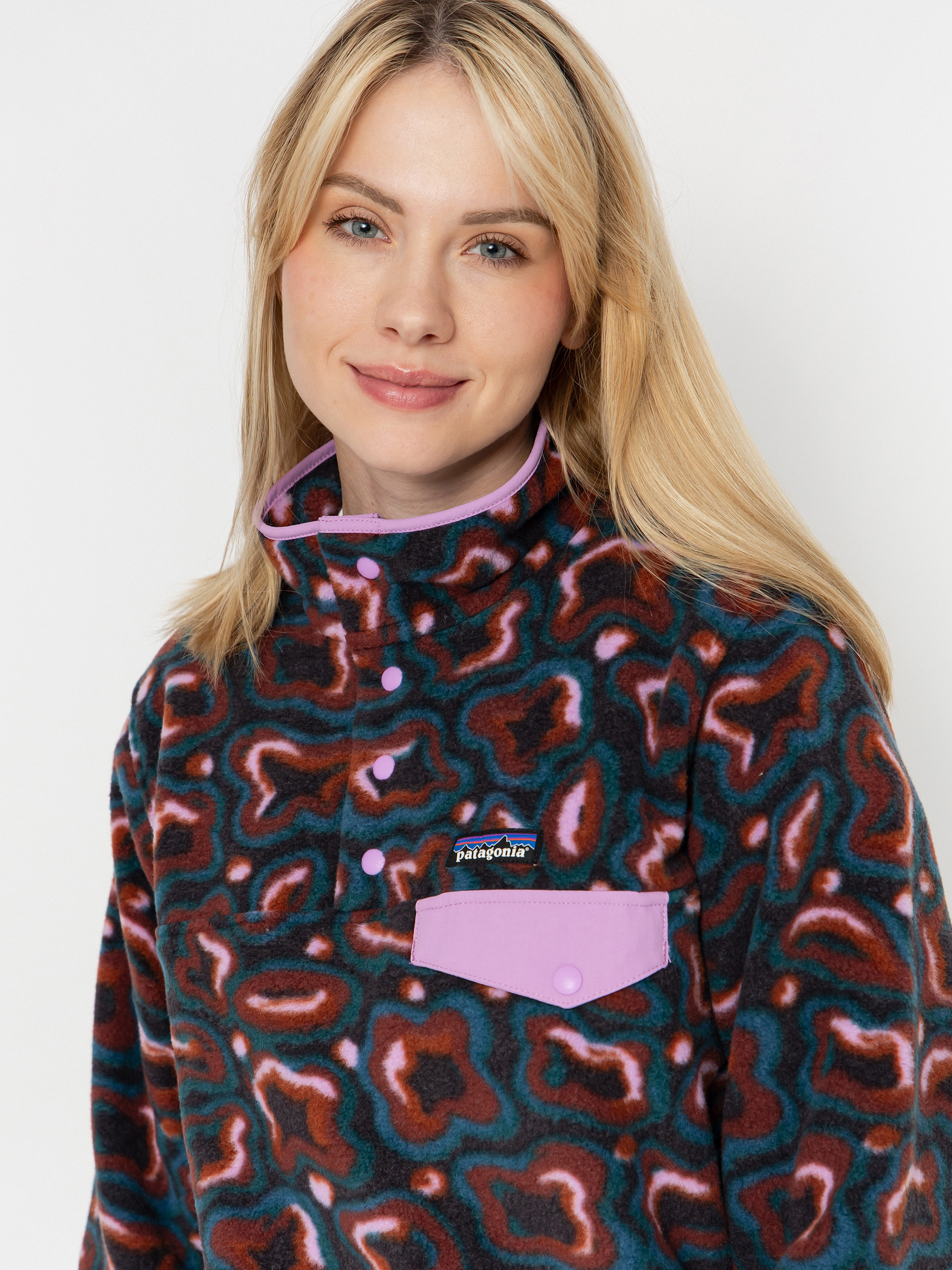 Dámský Fleecová mikina Patagonia LW Synch Snap T (soft spirea dried vanilla)