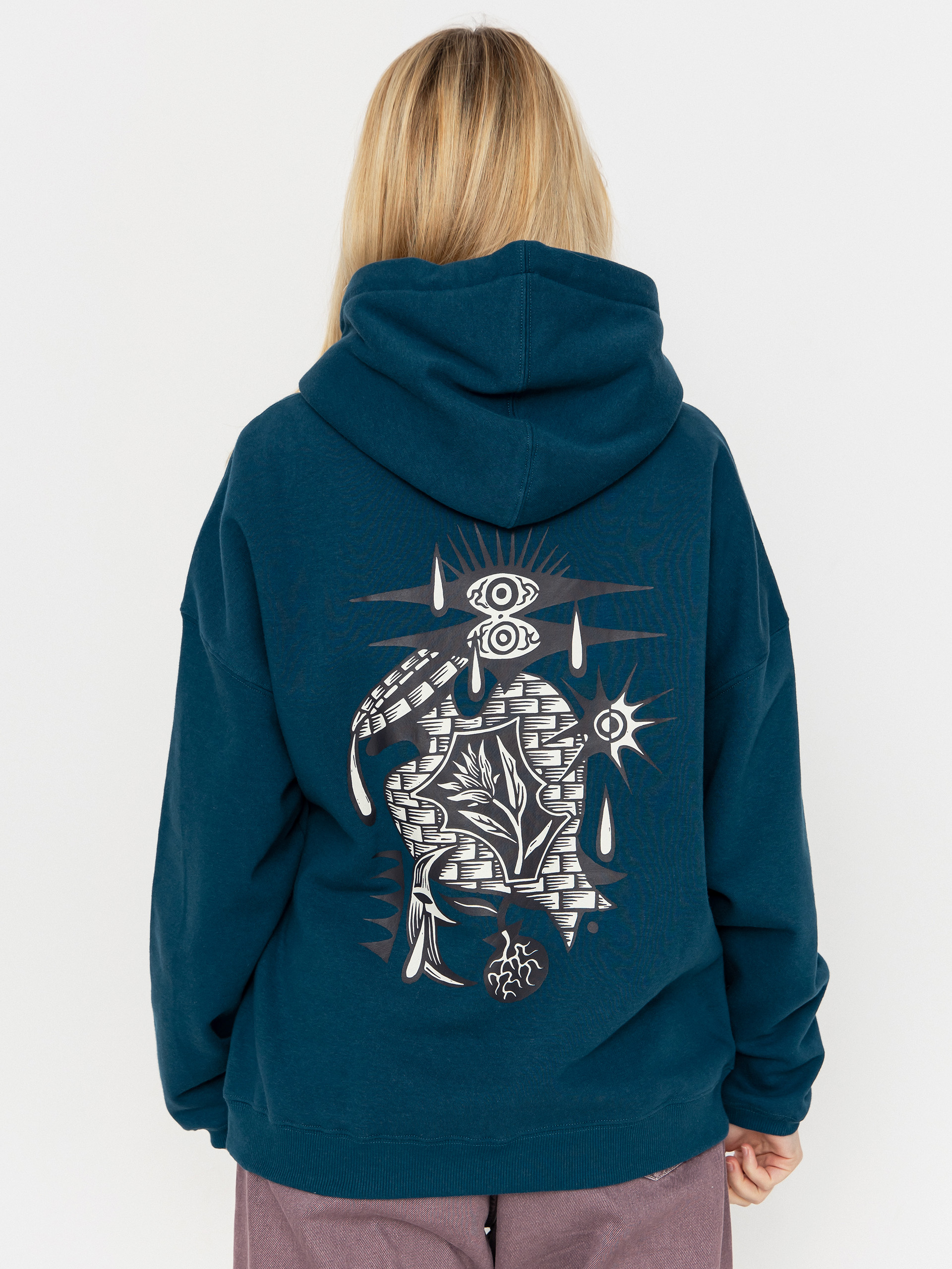 Mikina s kapucí Volcom Fa Vaderetro HD Wmn