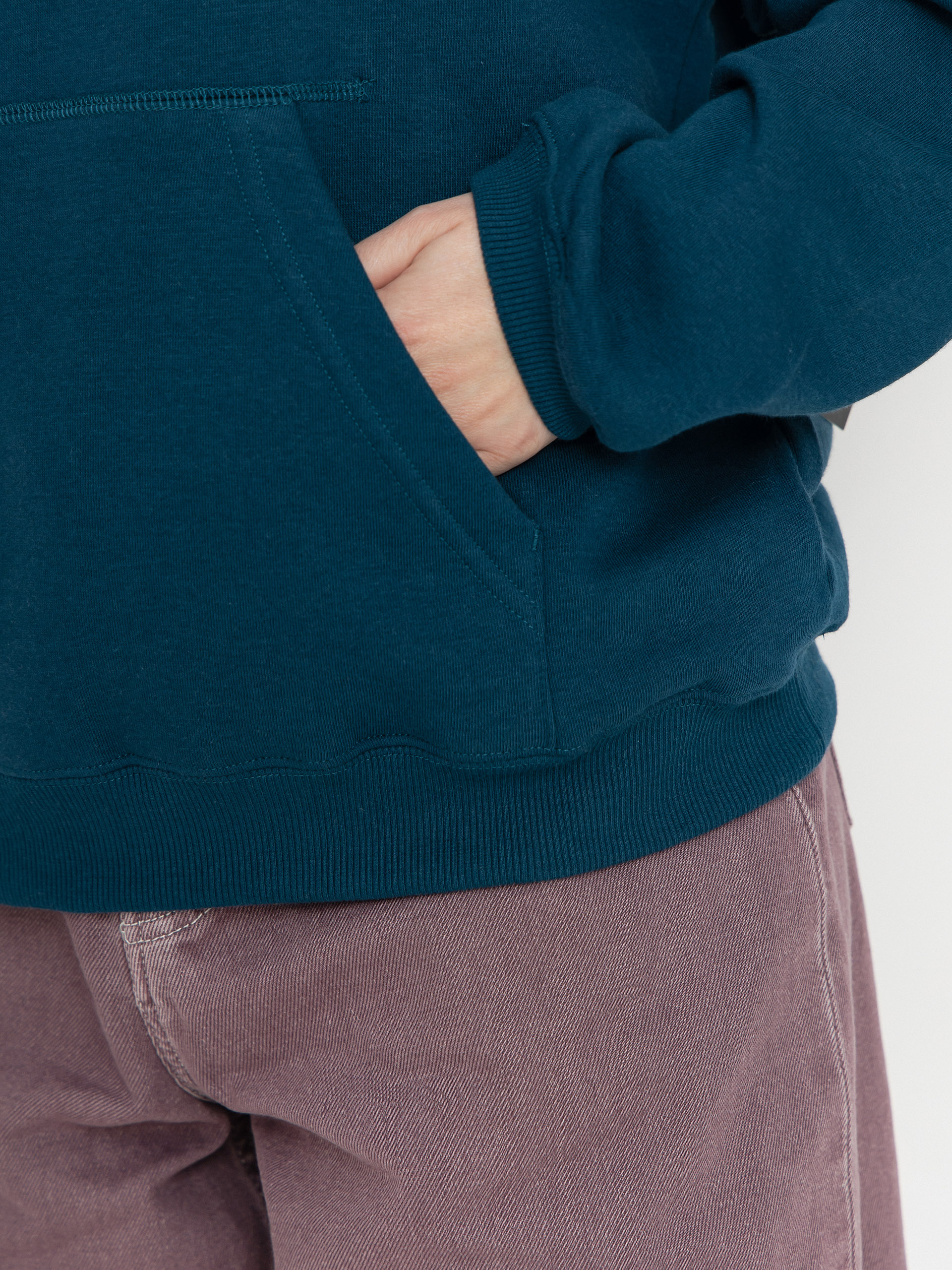 Mikina s kapucí Volcom Fa Vaderetro HD Wmn (emerald green)