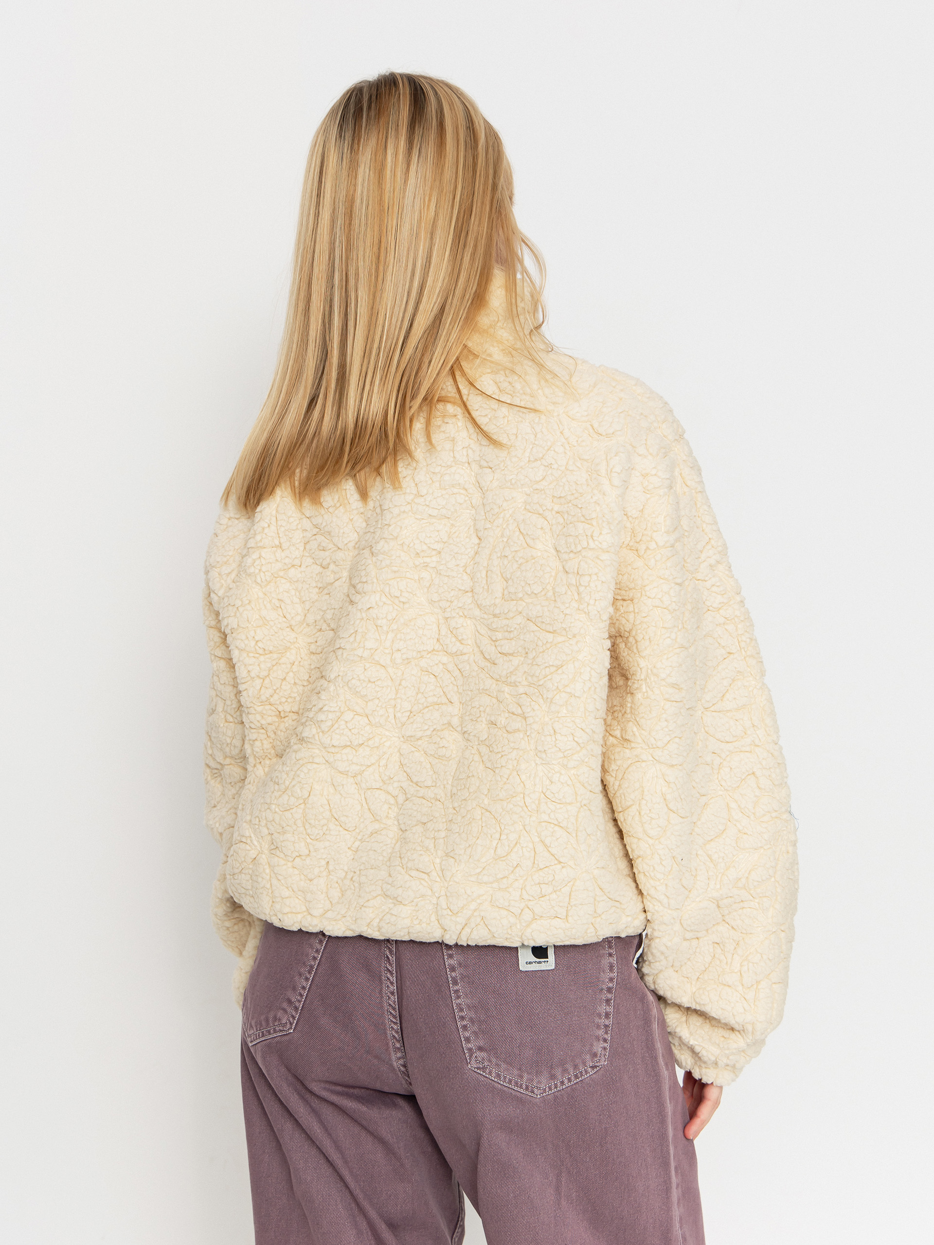 Dámský Fleecová mikina Roxy Blurry Cloud (parchment)