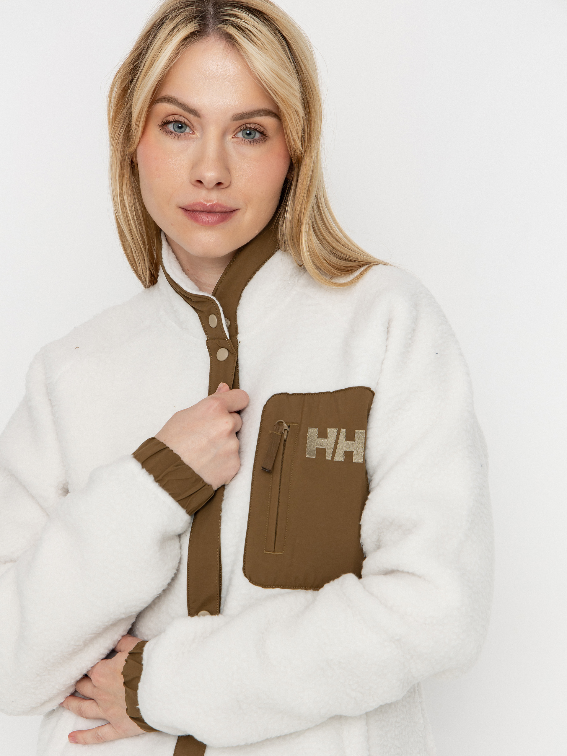 Dámský Fleecová mikina Helly Hansen Imperial Pile Snap (snow)