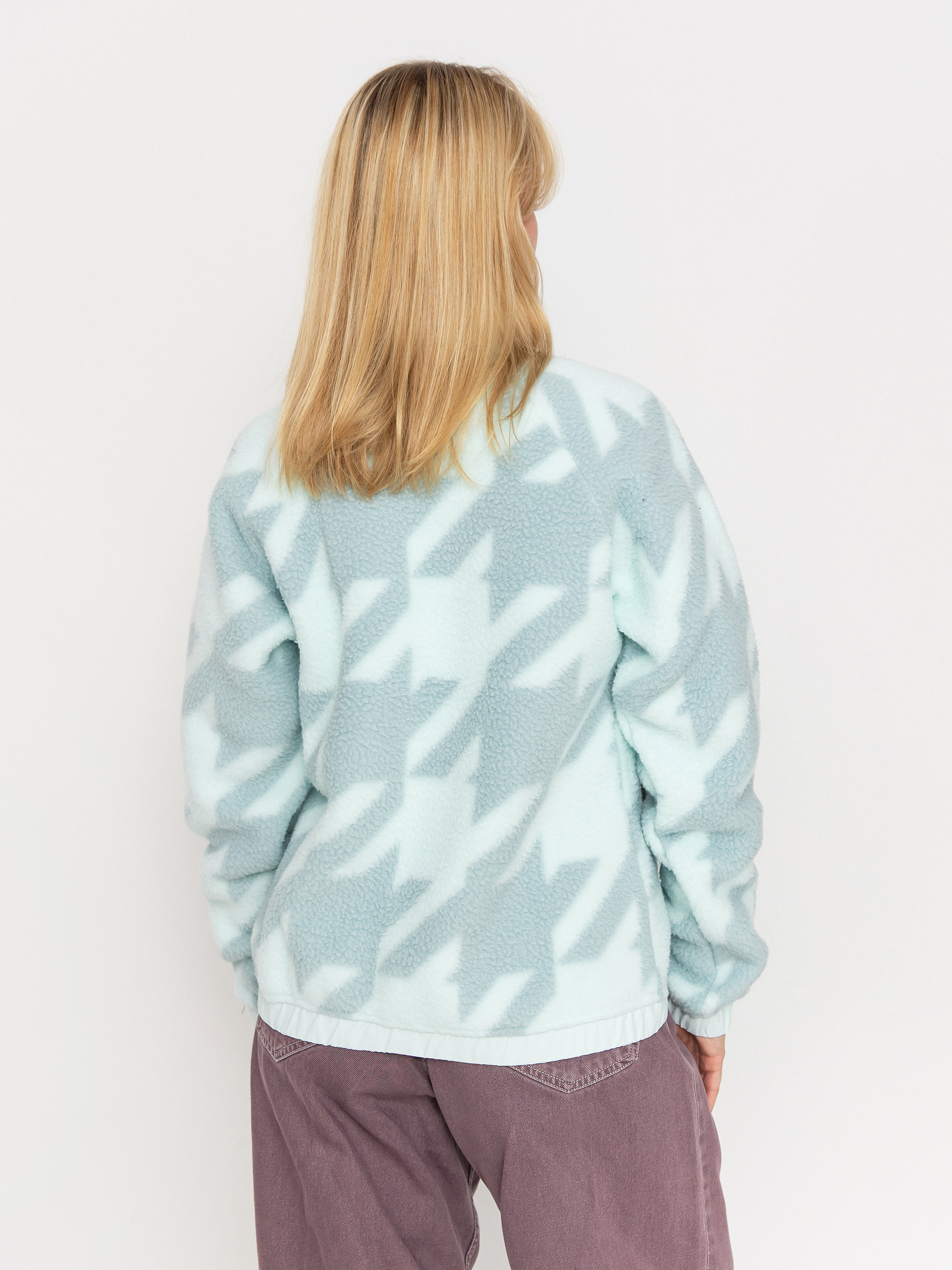 Dámský Fleecová mikina Helly Hansen Imperial Printed Pile Snap (icicle houndstooth aop)