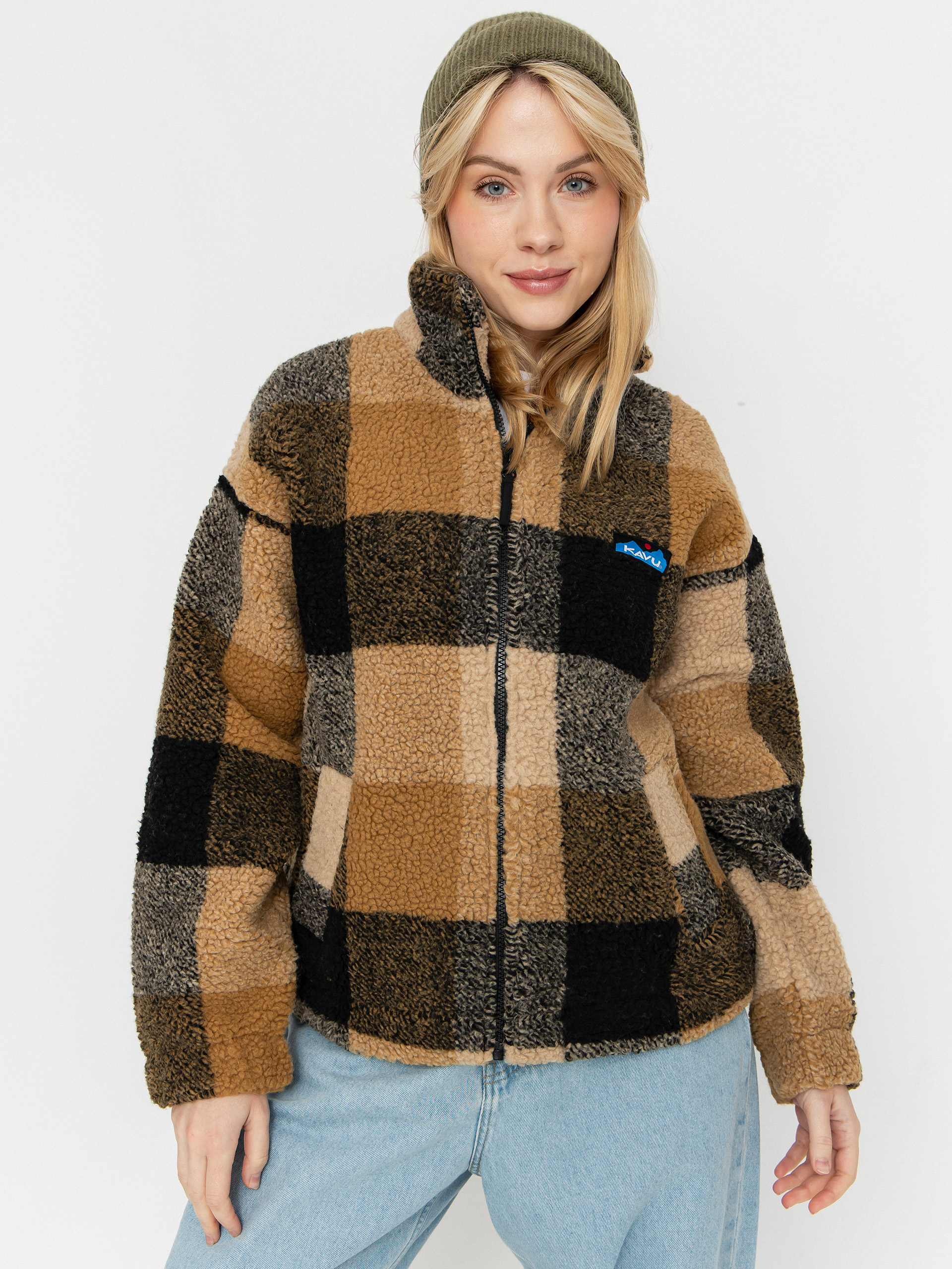 Fleecová mikina Kavu Loven Wmn (hilltop plaid)