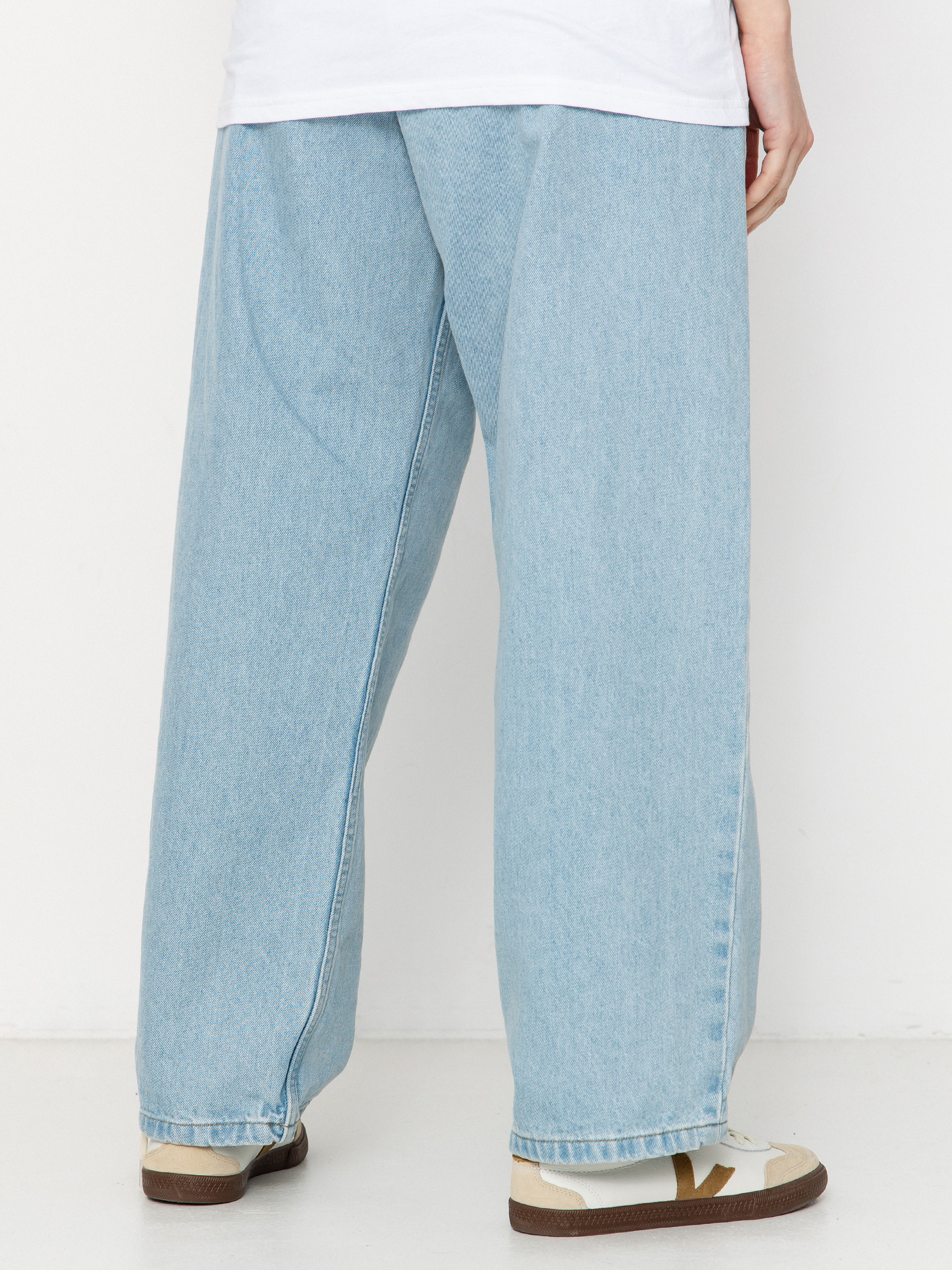 Kalhoty Carhartt WIP Brandon Wmn (blue/heavy stone bleached)