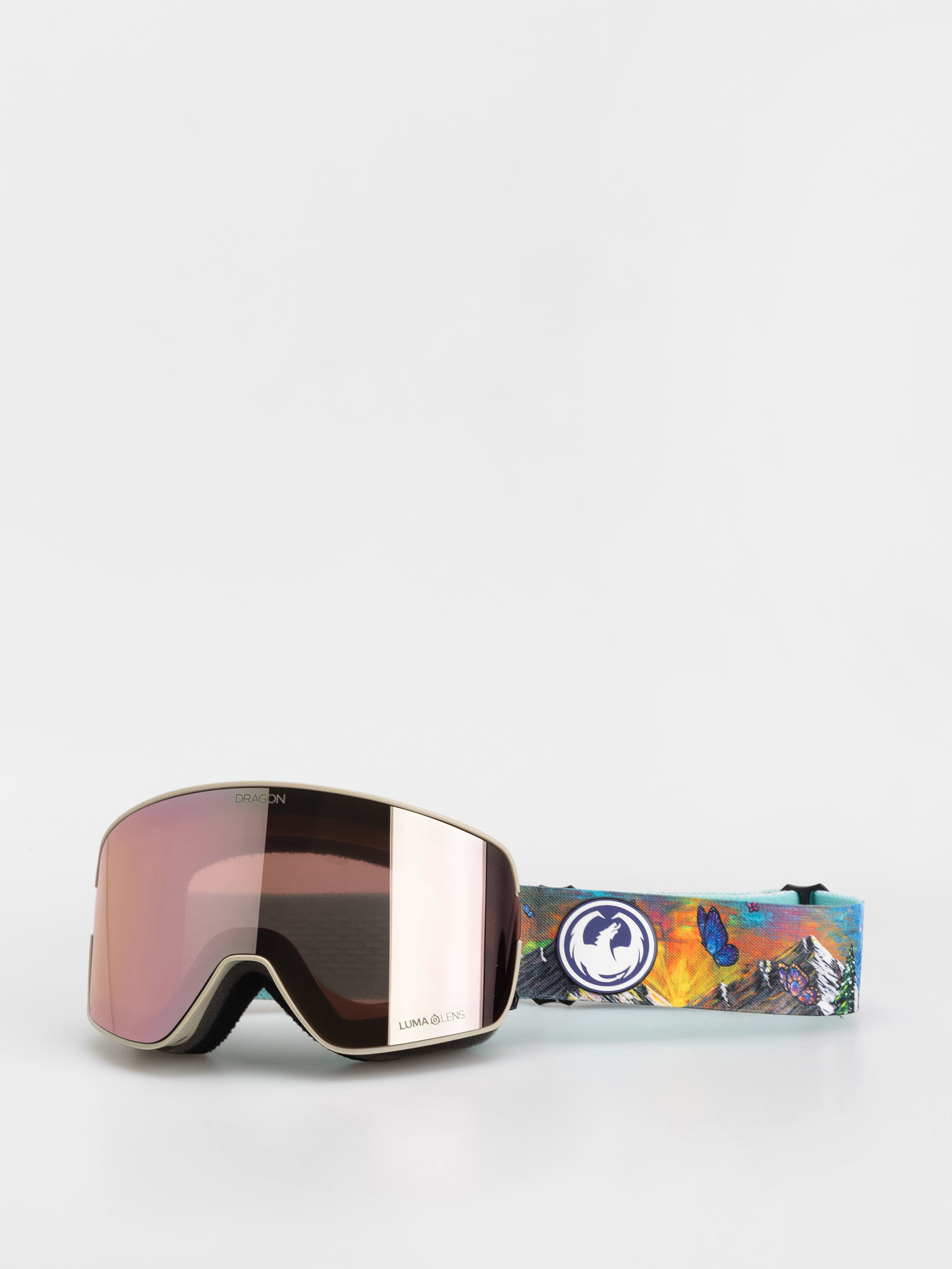 Brýle na snowboard Dragon NFX2 (fasani25/lumalens rose gold ion+lumalens pink ion)