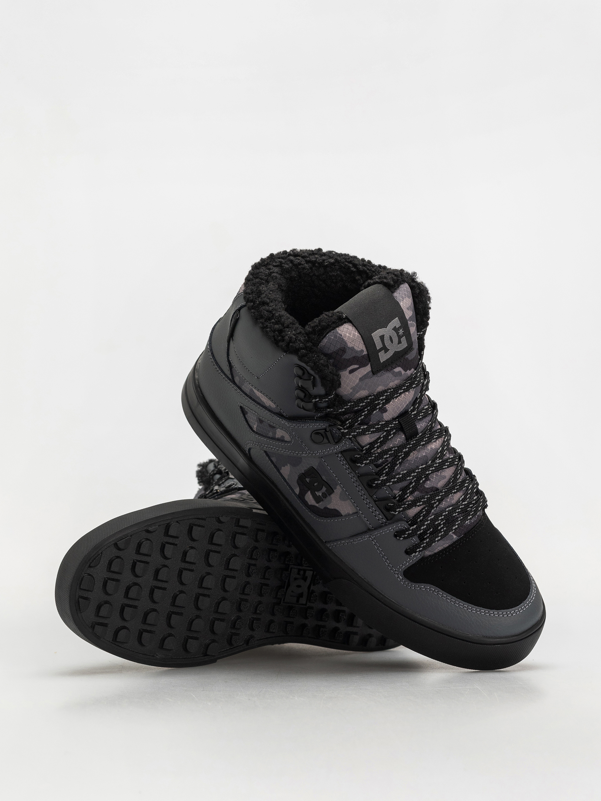 Boty DC Pure High Top Wc Wnt (dark grey/black)