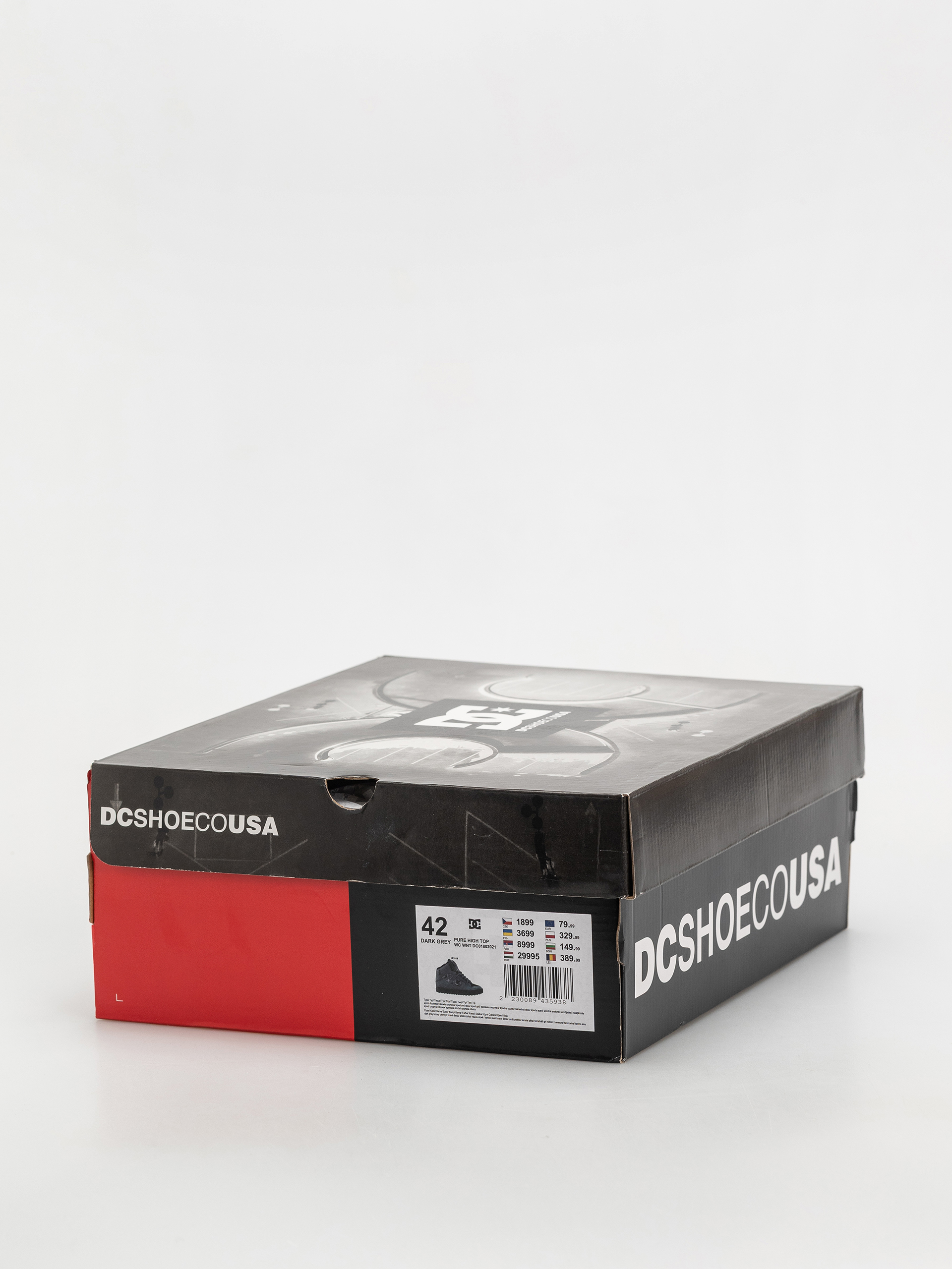 Boty DC Pure High Top Wc Wnt (dark grey/black)