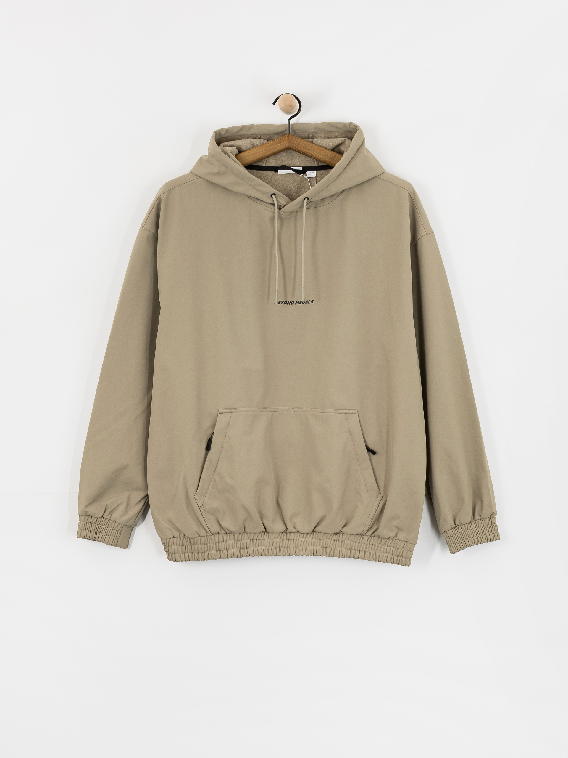 Pánská Snowboardová bunda Beyond Medals Softshell Hoodie (beige)