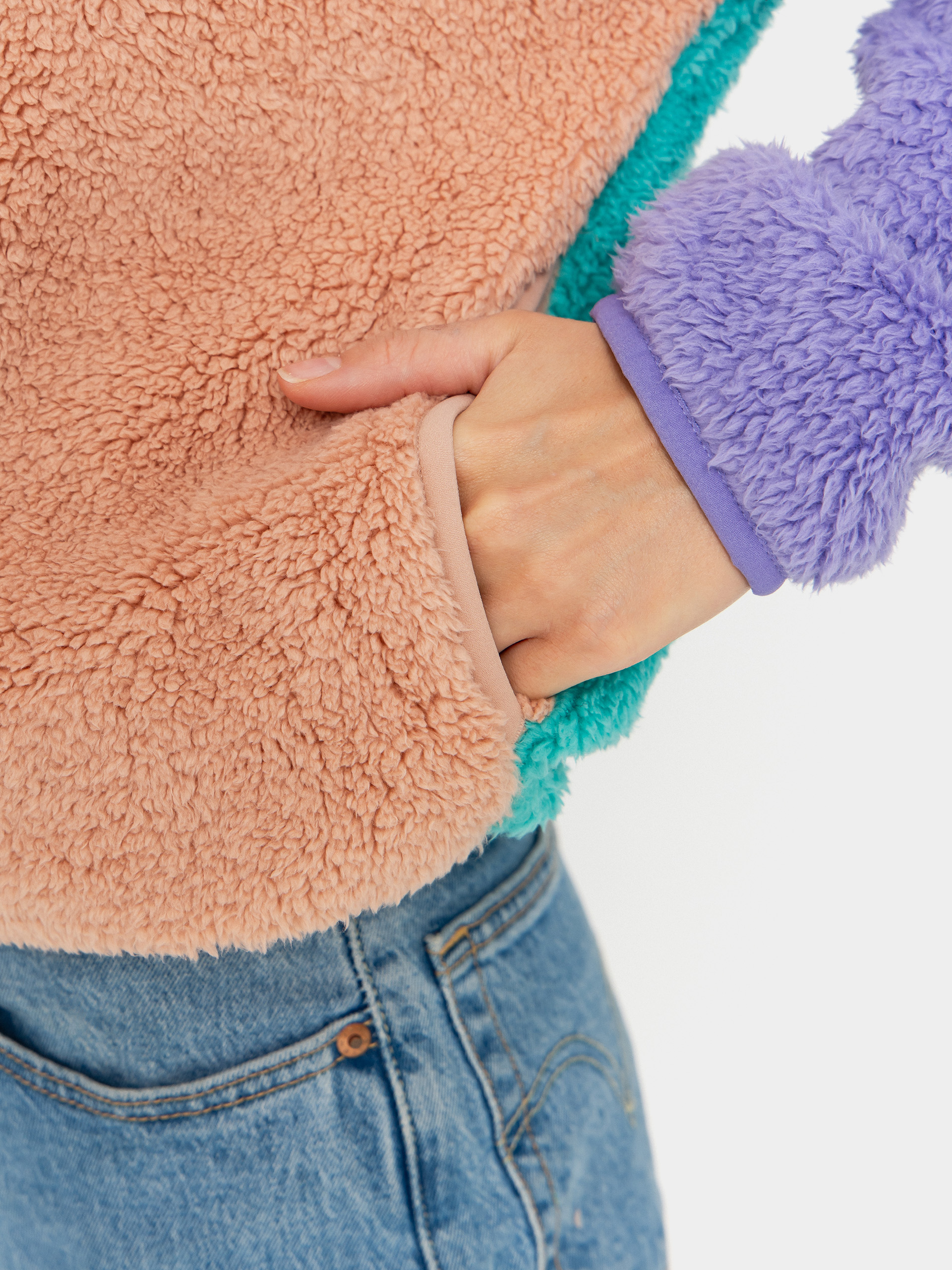 Dámský Fleecová mikina Billabong Original Since (aqua haze)