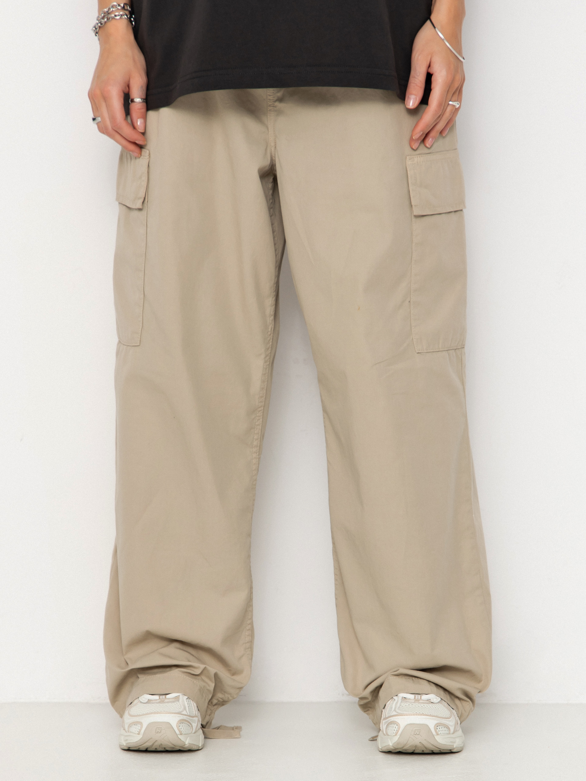 Kalhoty Carhartt WIP Kingston Wmn (wall/garment dyed)