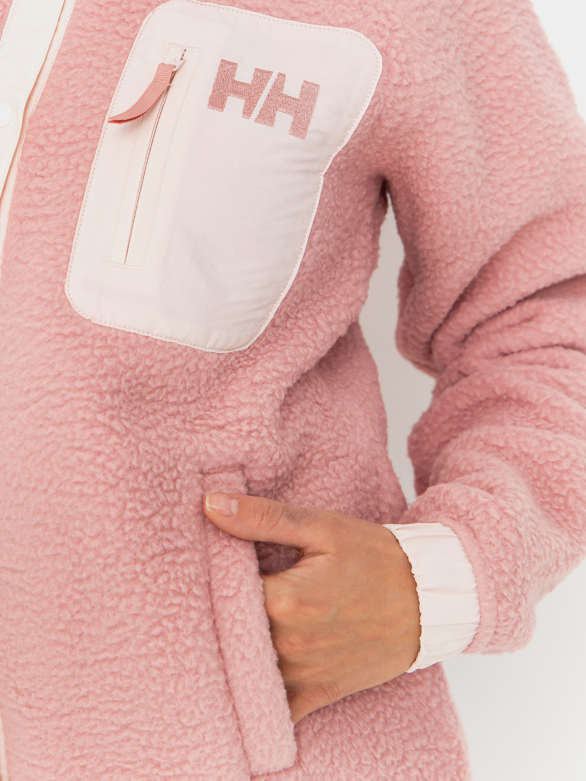 Dámský Fleecová mikina Helly Hansen Imperial Pile Snap (pink salt)