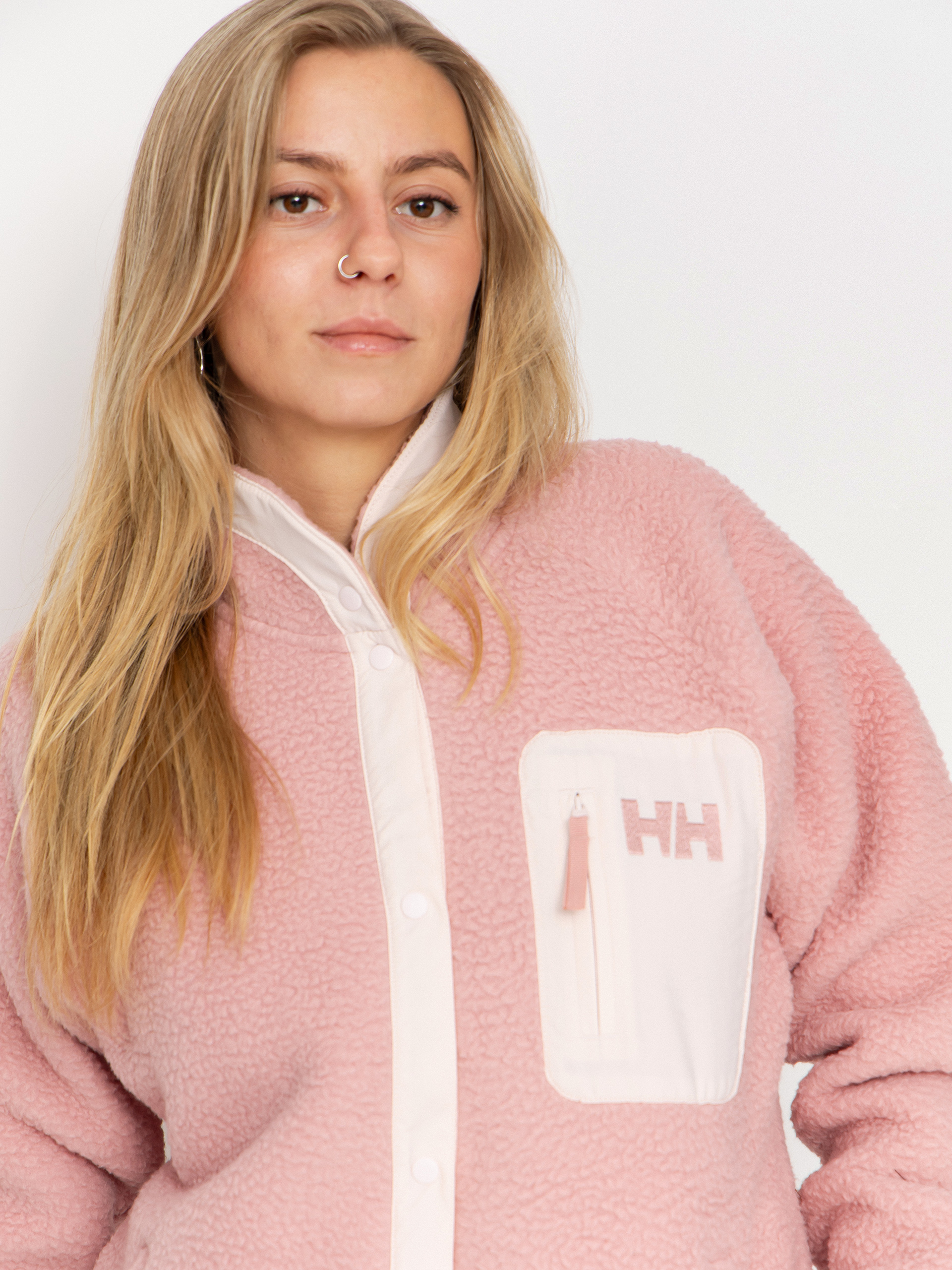 Dámský Fleecová mikina Helly Hansen Imperial Pile Snap (pink salt)