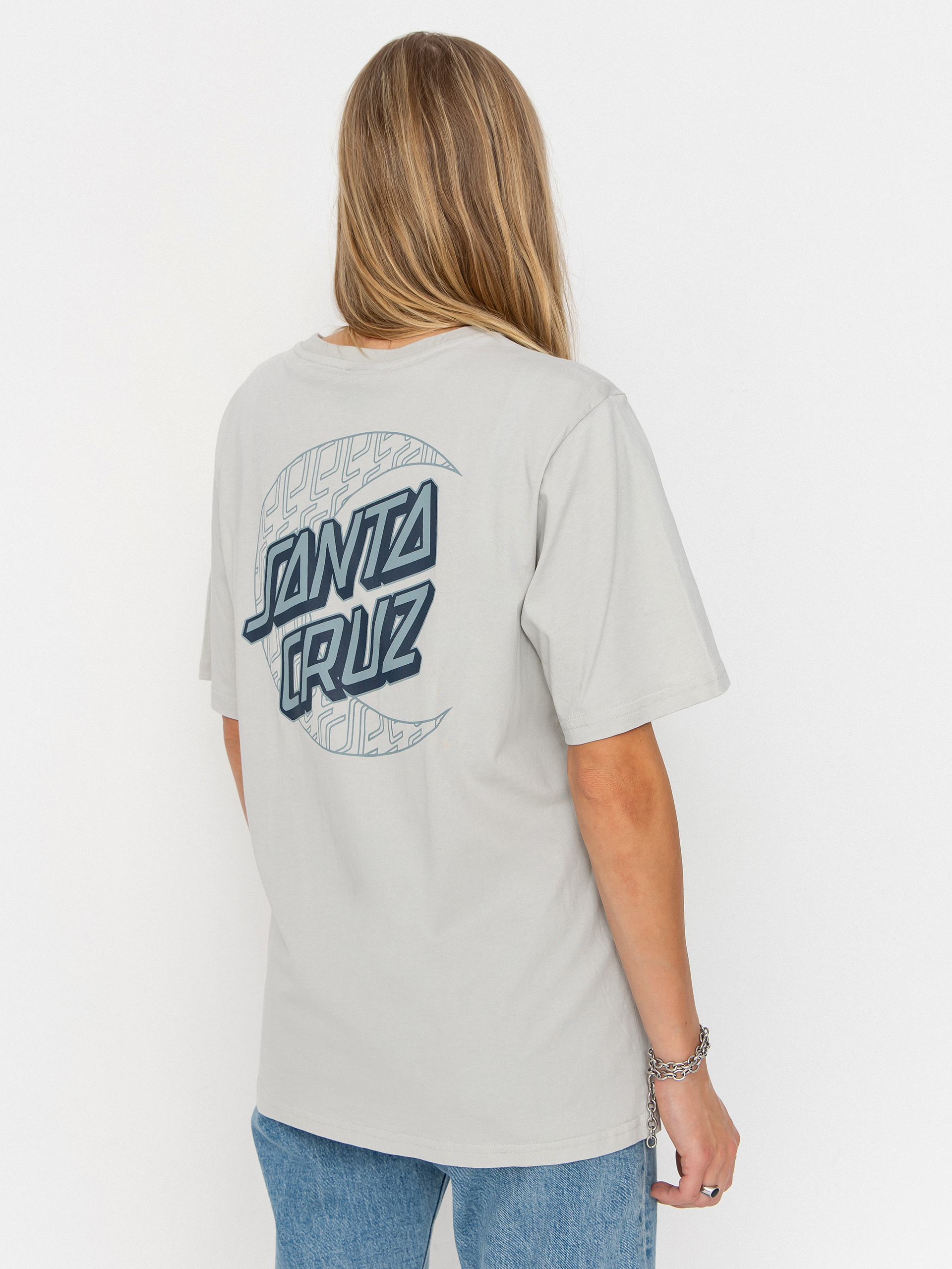 Tričko Santa Cruz Imprint Moon Dot Wmn (mist)