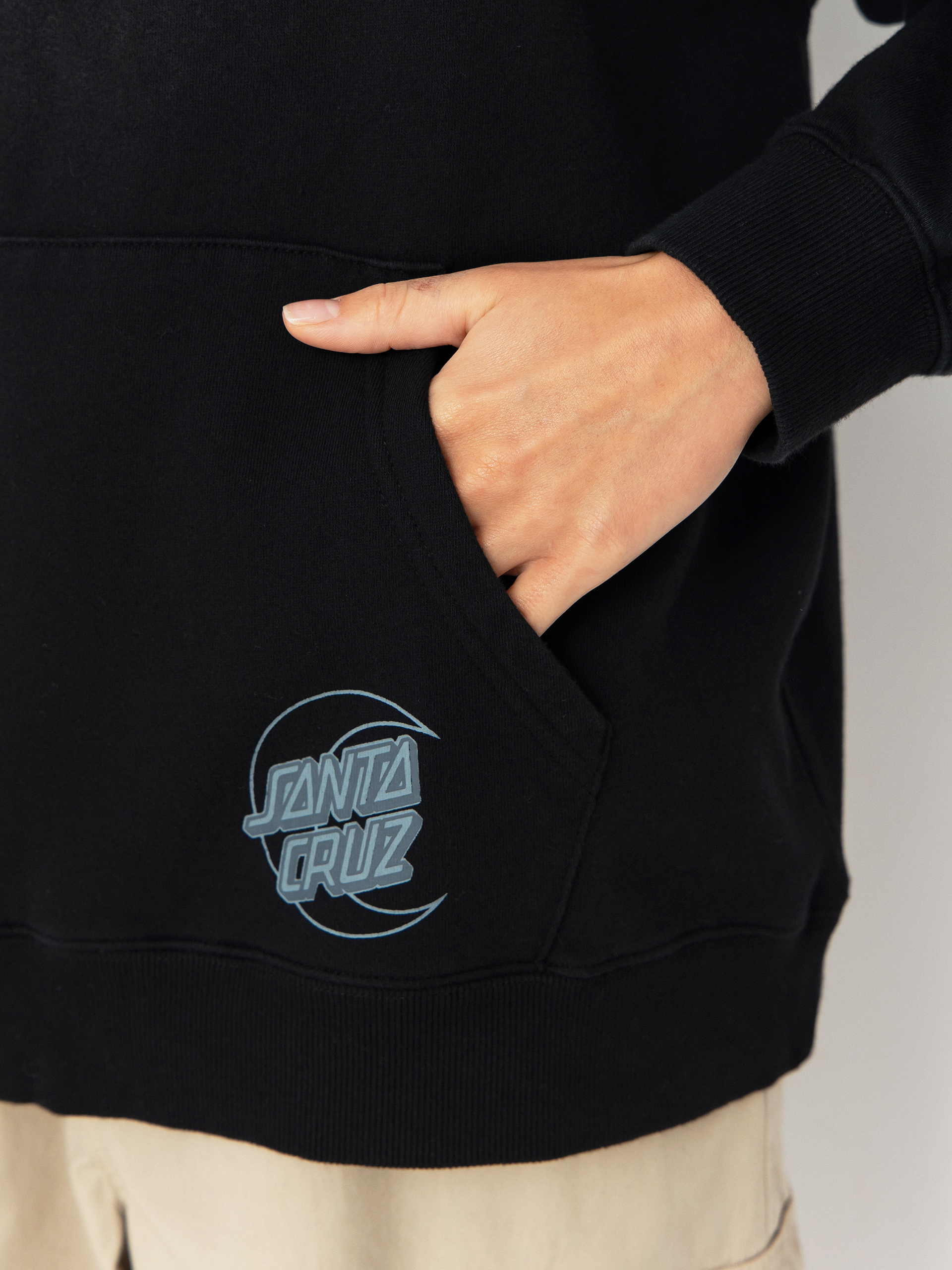 Mikina Santa Cruz Imprint Moon Dot Wmn (black wash)