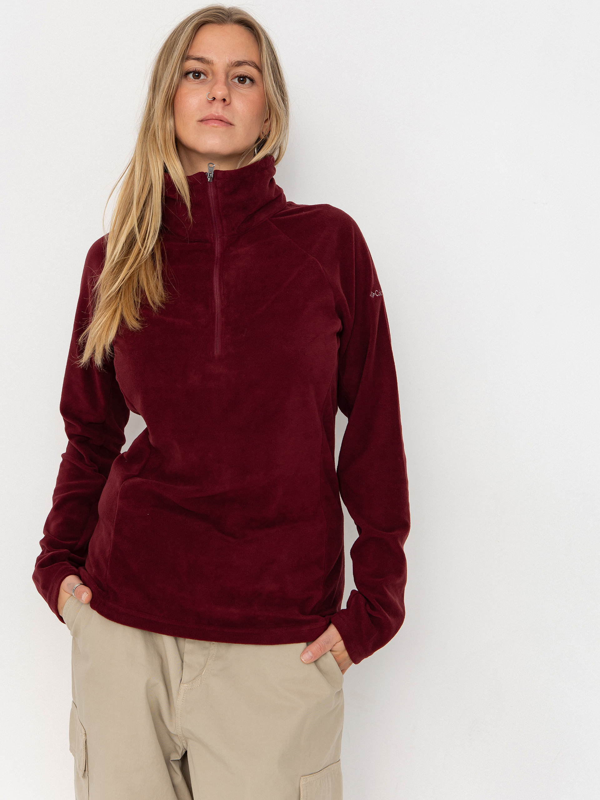 Fleecová mikina Columbia Glacial IV 1/2 Zip Wmn