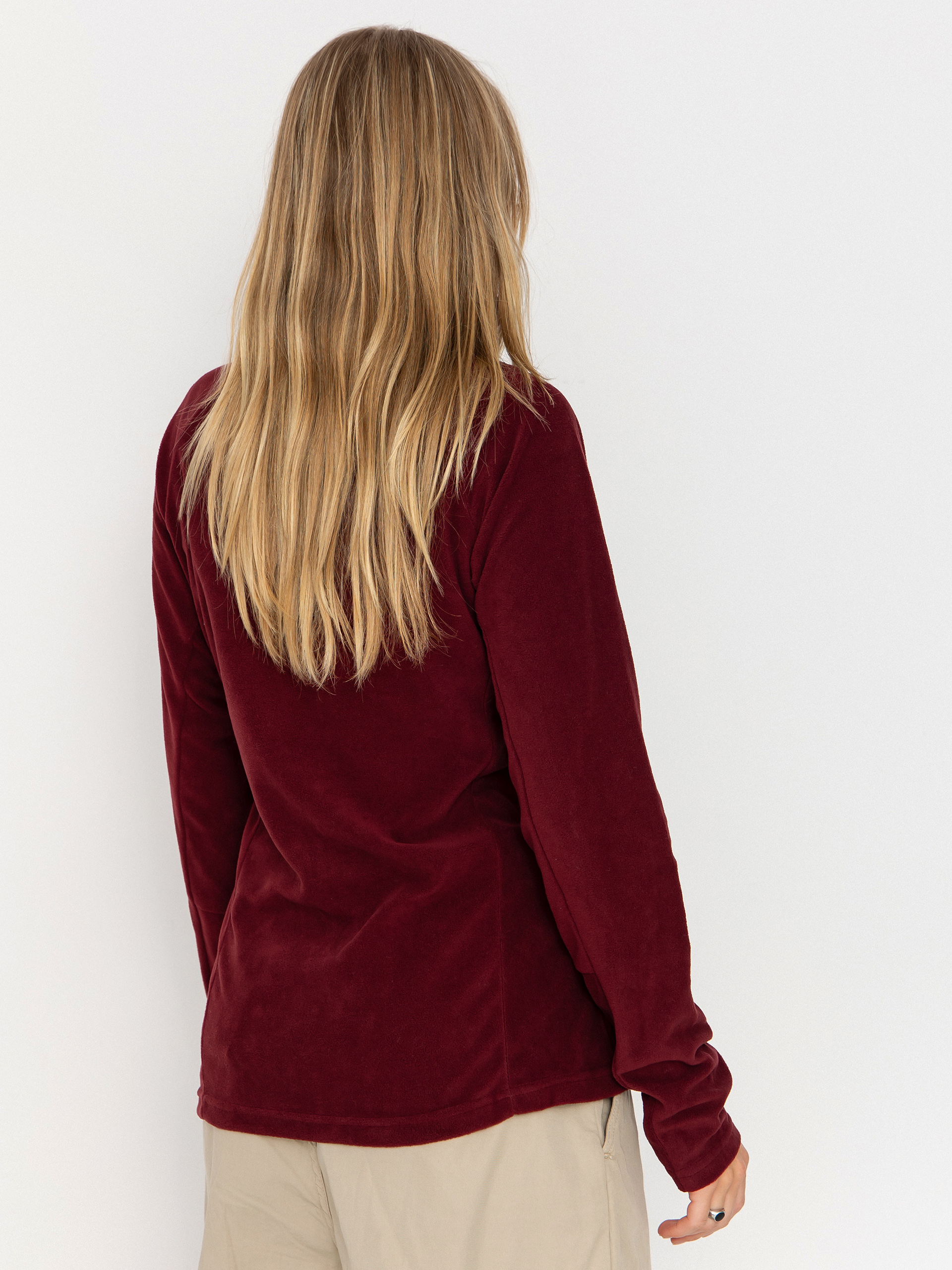 Dámský Fleecová mikina Columbia Glacial IV 1/2 Zip (rich wine)