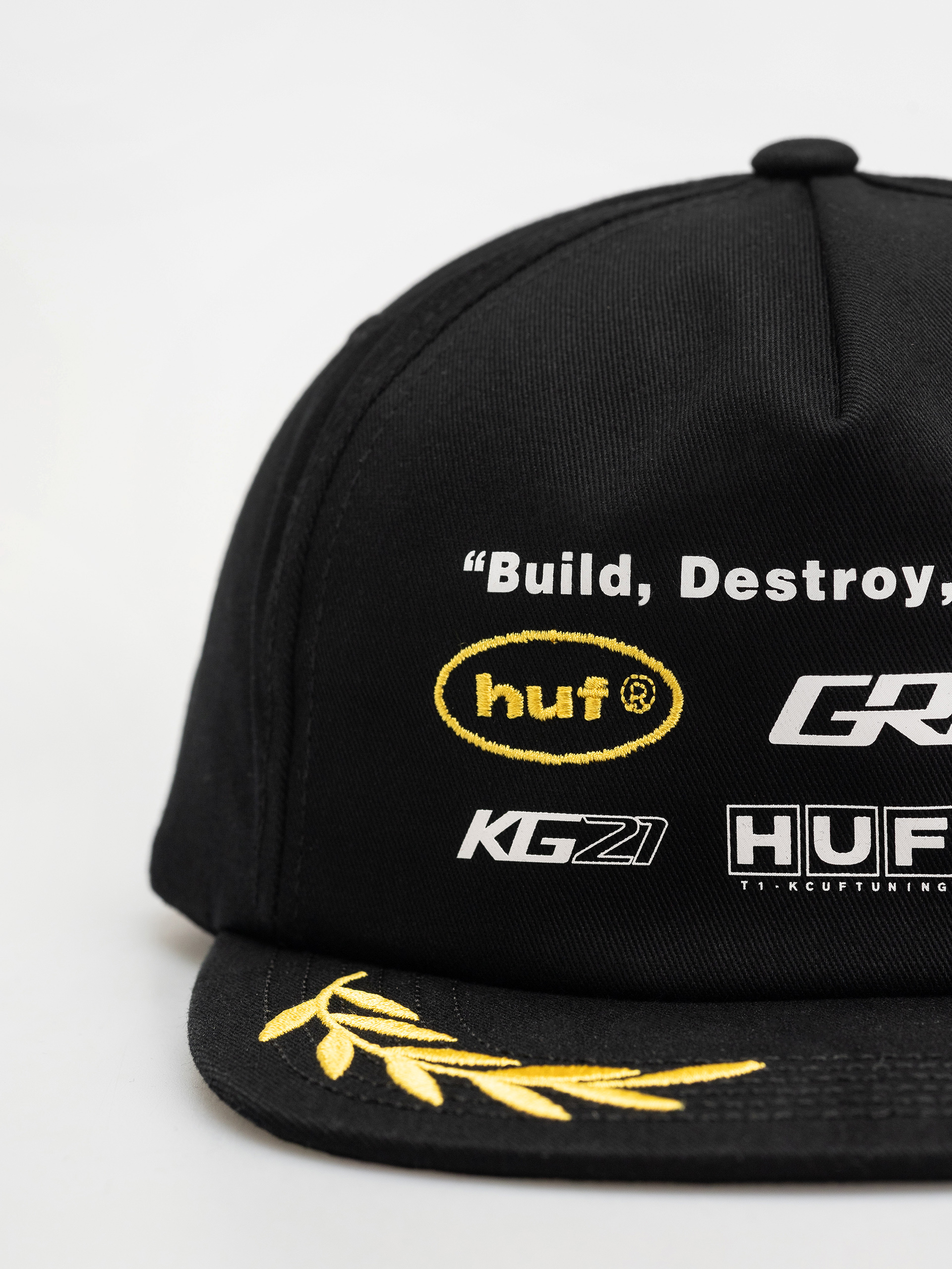 Kšiltovka  HUF X Greddy Team Snapback (black)