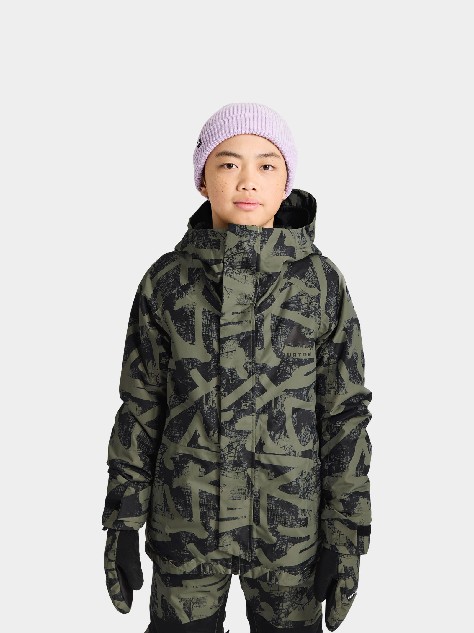 Snowboardovu00e1 bunda Burton Skimmer JR (forest city streets)