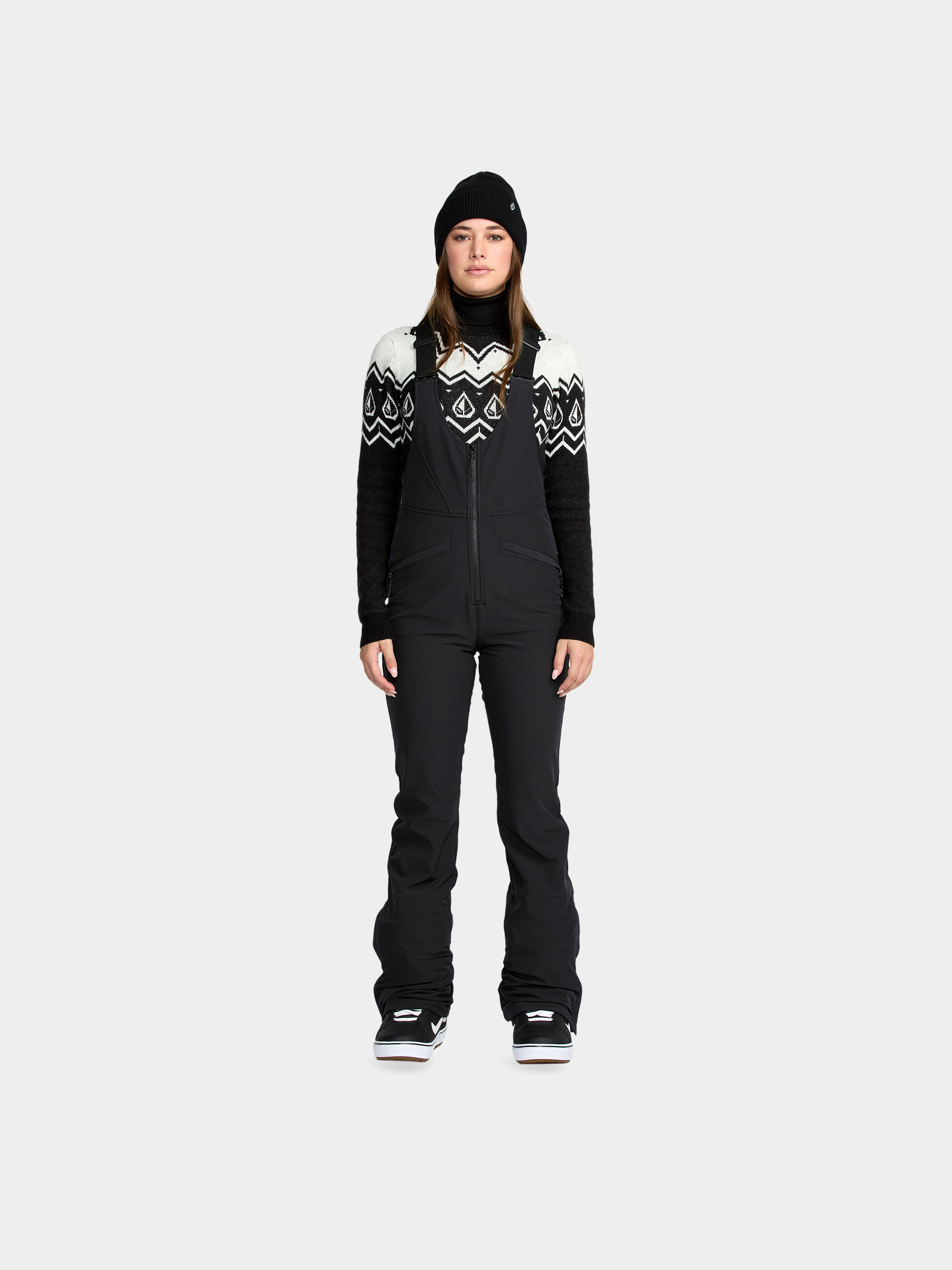 Snowboardové kalhoty  Volcom Battle Stretch Bib Wmn
