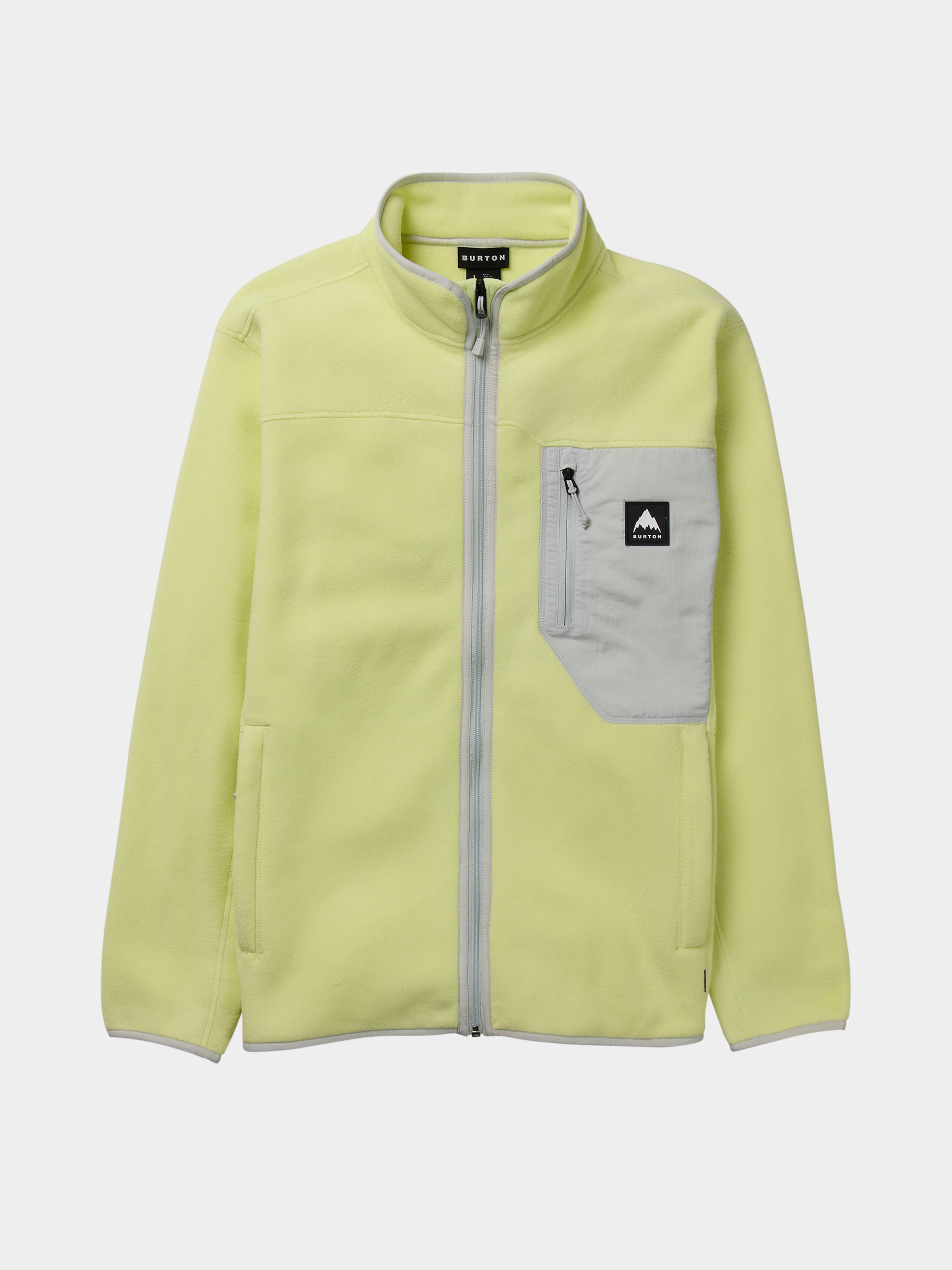Fleecová mikina Burton Cinder Full Zip (glow yellow green)