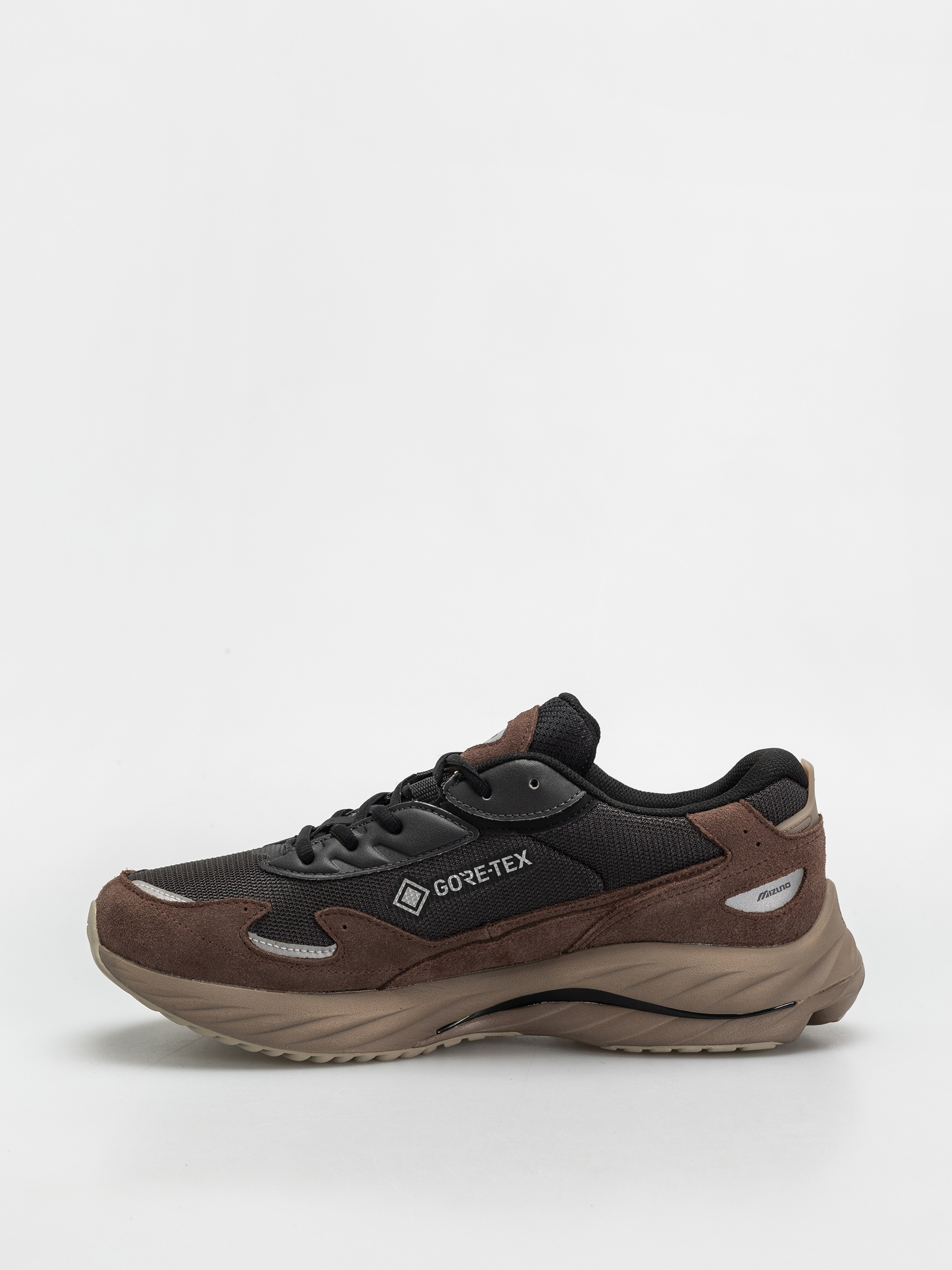 Boty Mizuno Wave Rider GTX (black sand/black/chicory coffee)