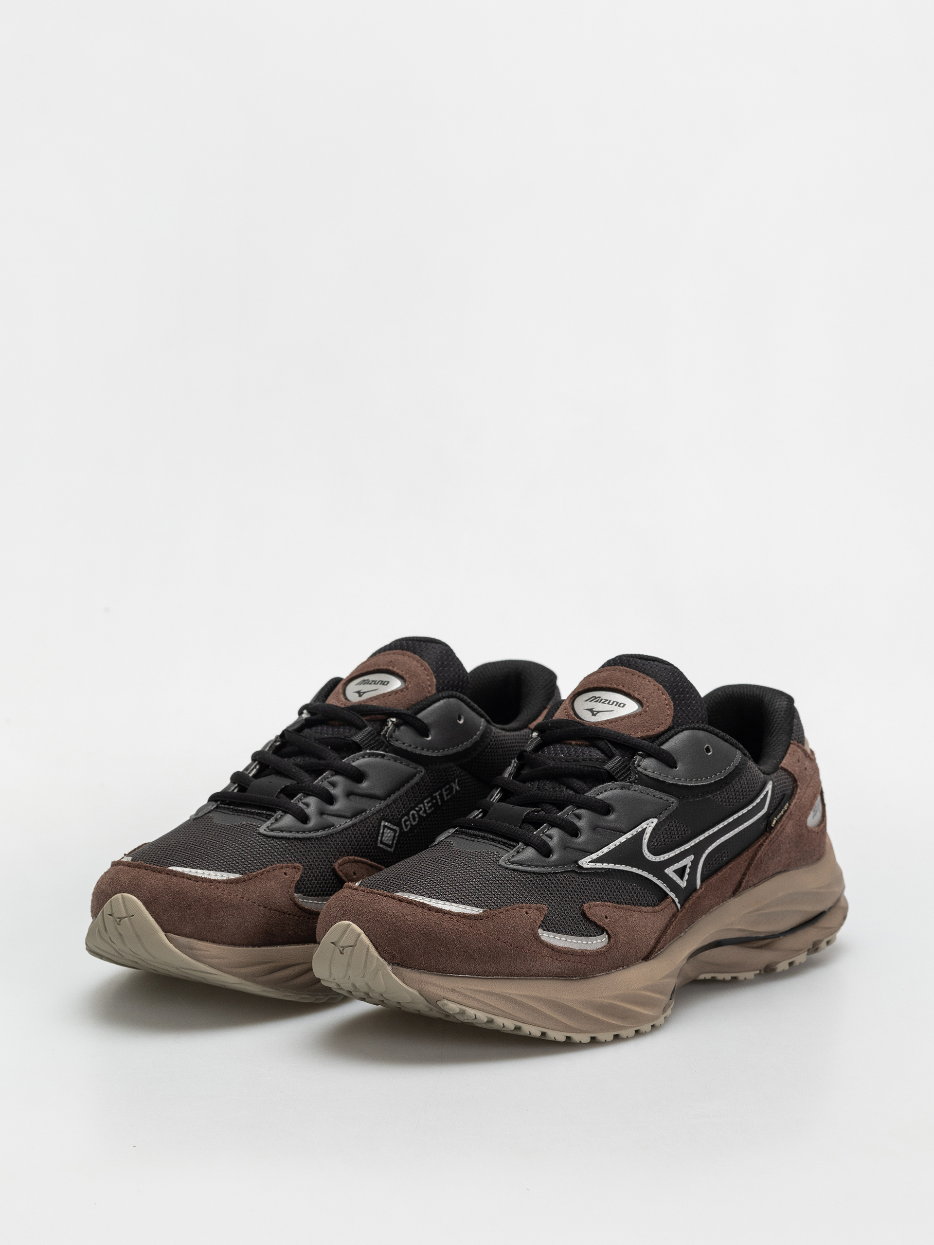 Boty Mizuno Wave Rider GTX (black sand/black/chicory coffee)