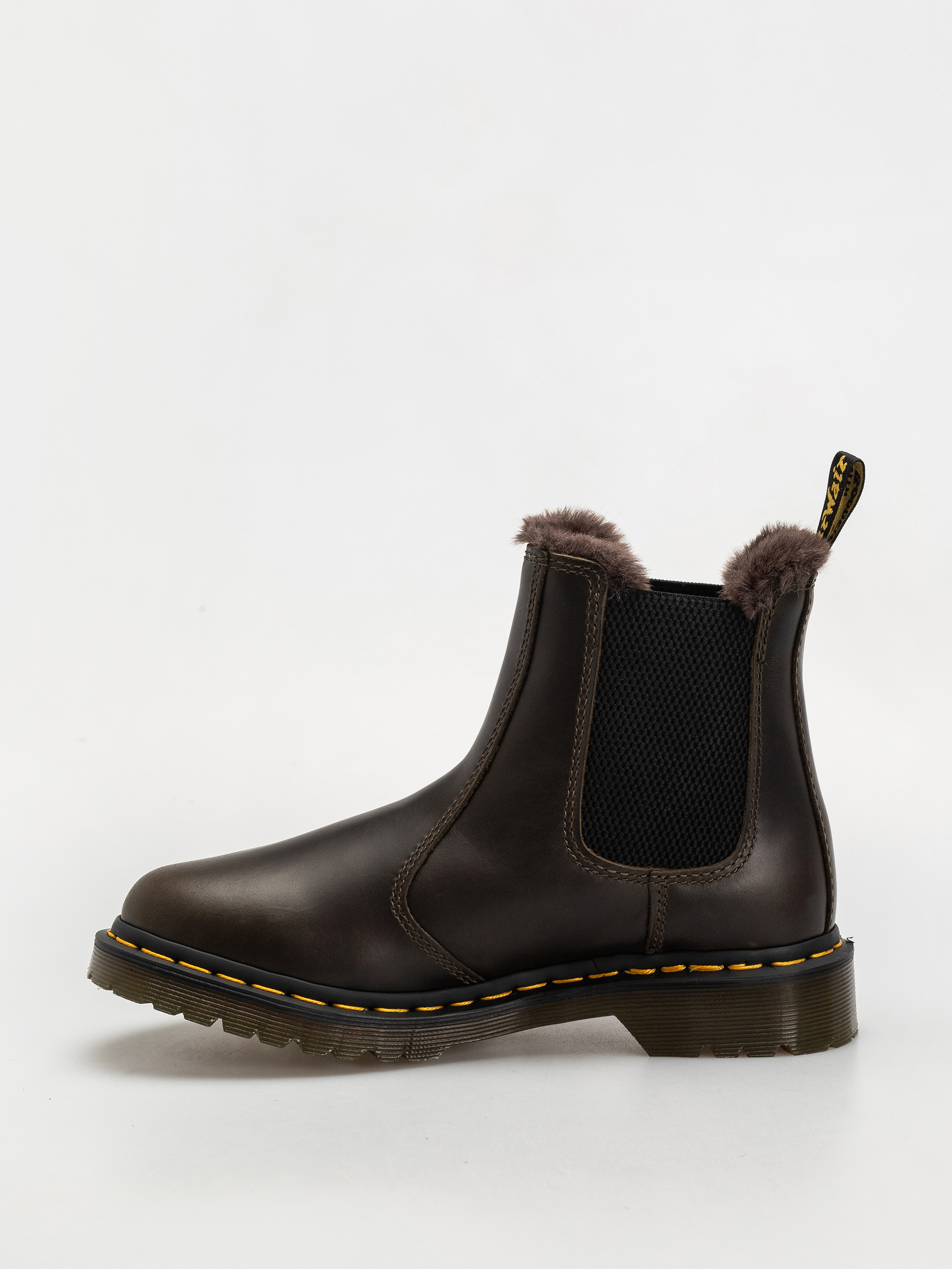 Boty Dr. Martens 2976 Leonore Chelsea Wmn (dark taupe taupe orleans)