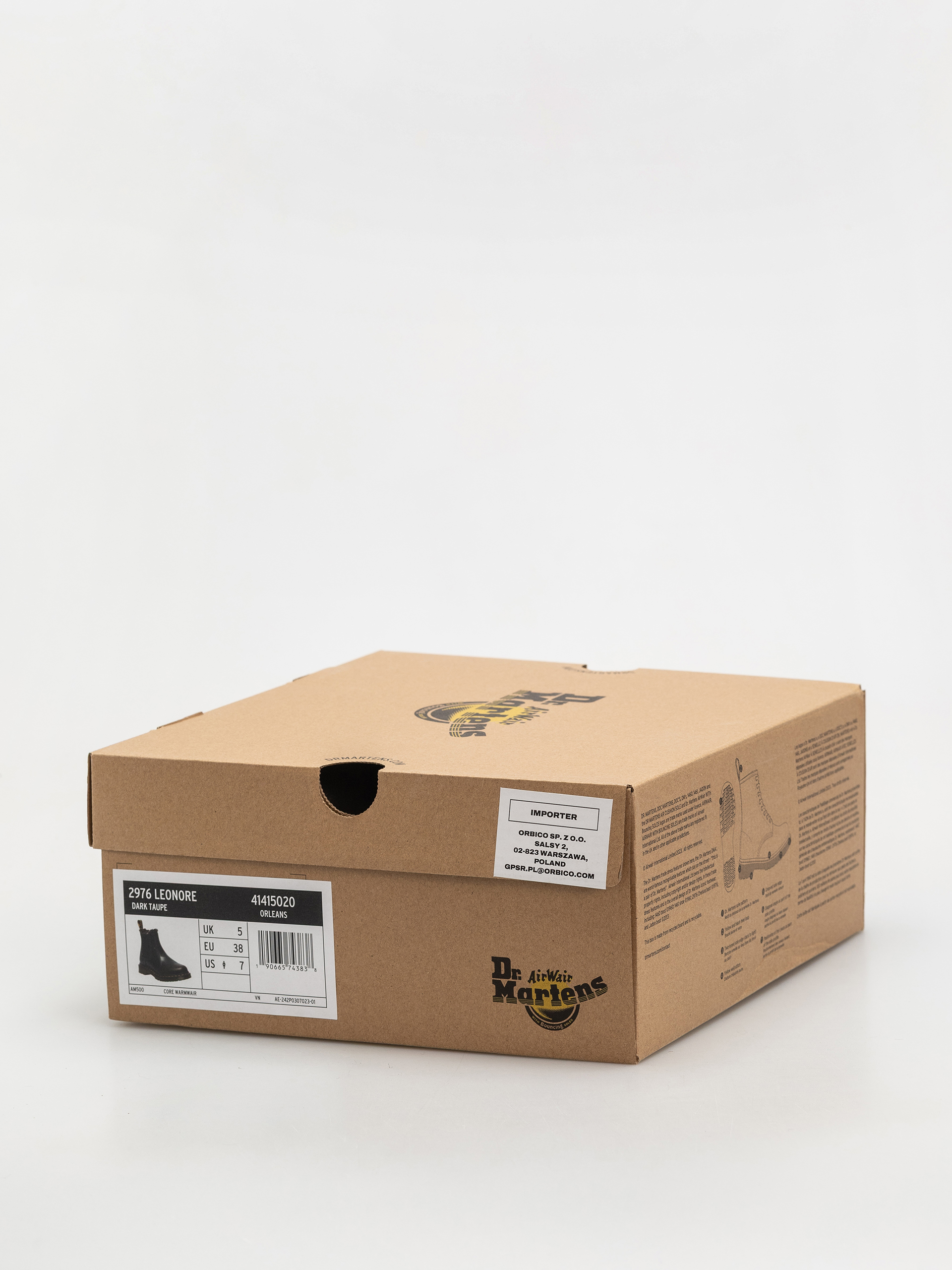 Boty Dr. Martens 2976 Leonore Chelsea Wmn (dark taupe taupe orleans)