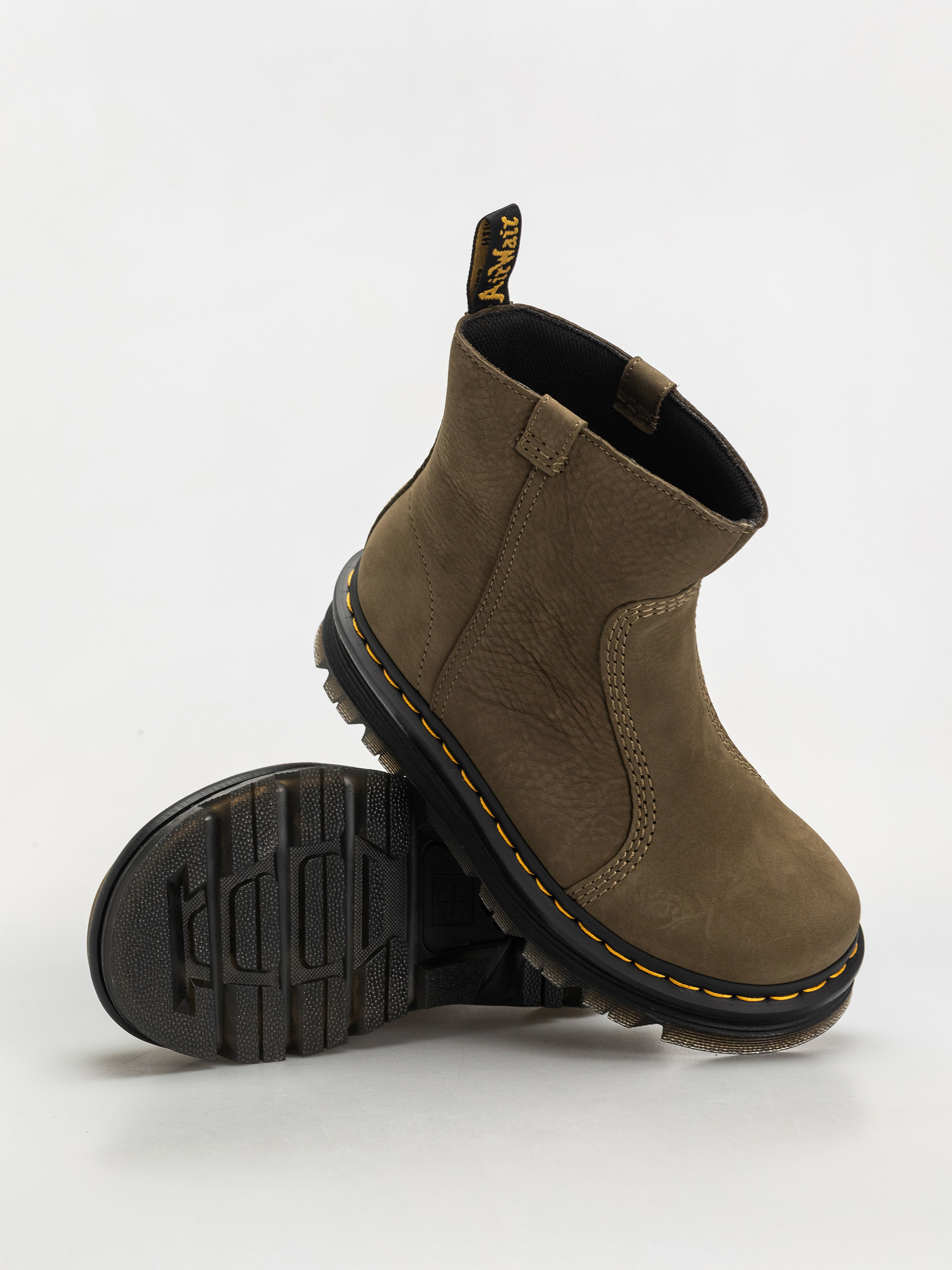 Boty Dr. Martens ZebZag Rigger Rigger Wmn (dms olive milled nubuck wp)
