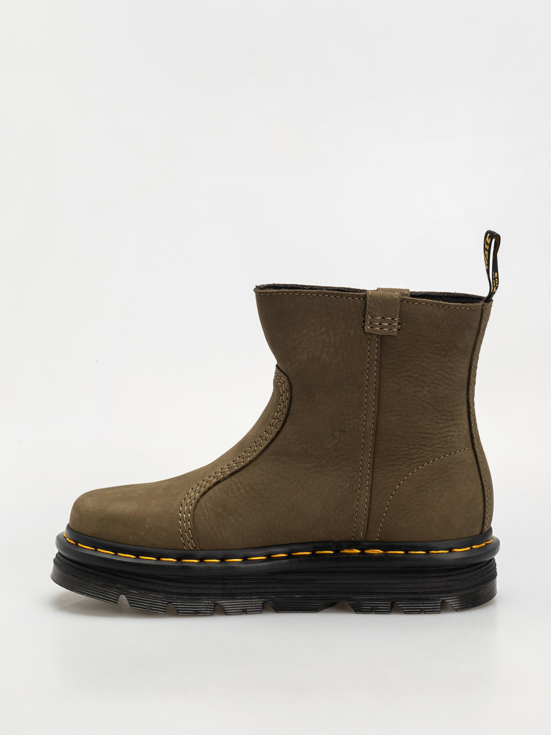 Boty Dr. Martens ZebZag Rigger Rigger Wmn (dms olive milled nubuck wp)