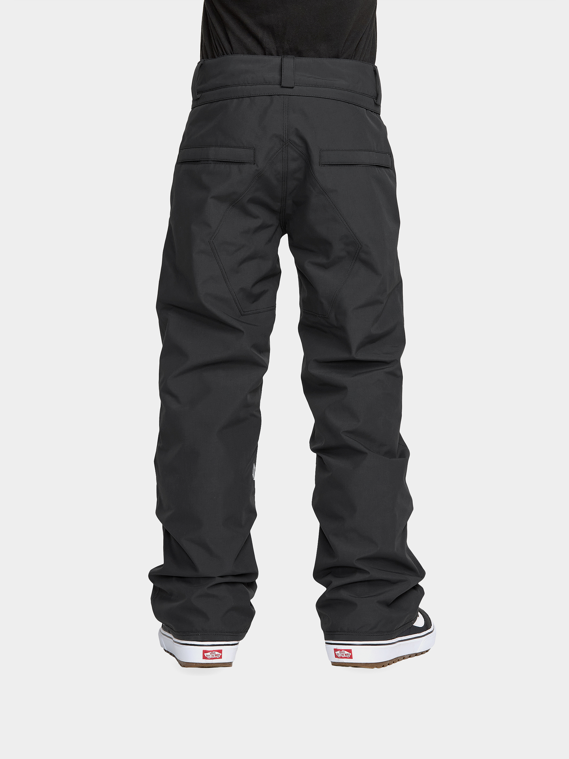 Snowboardové kalhoty  Volcom Freakin Chino Youth Ins JR (black)