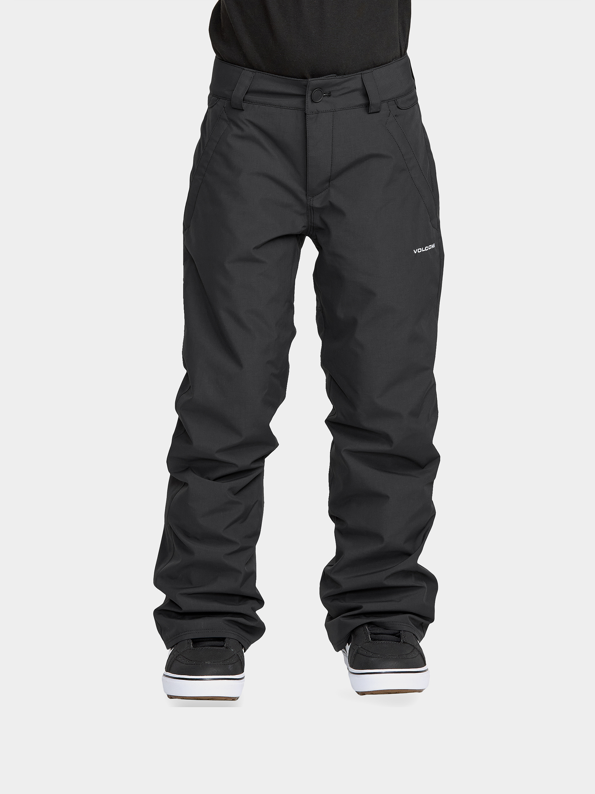 Snowboardové kalhoty  Volcom Freakin Chino Youth Ins JR (black)