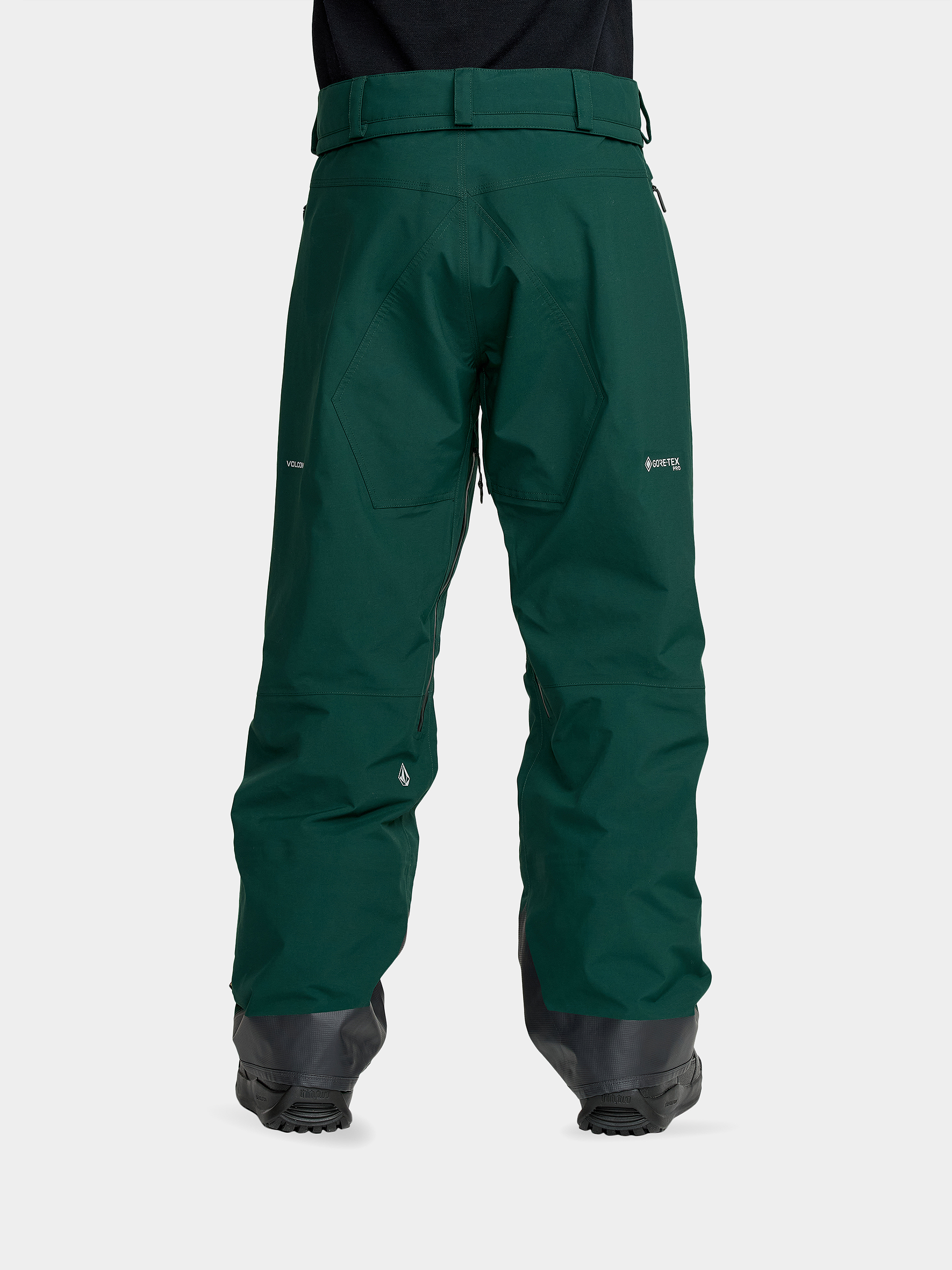 Pánské Snowboardové kalhoty  Volcom Guide Gore Tex Pro Shell (black green)