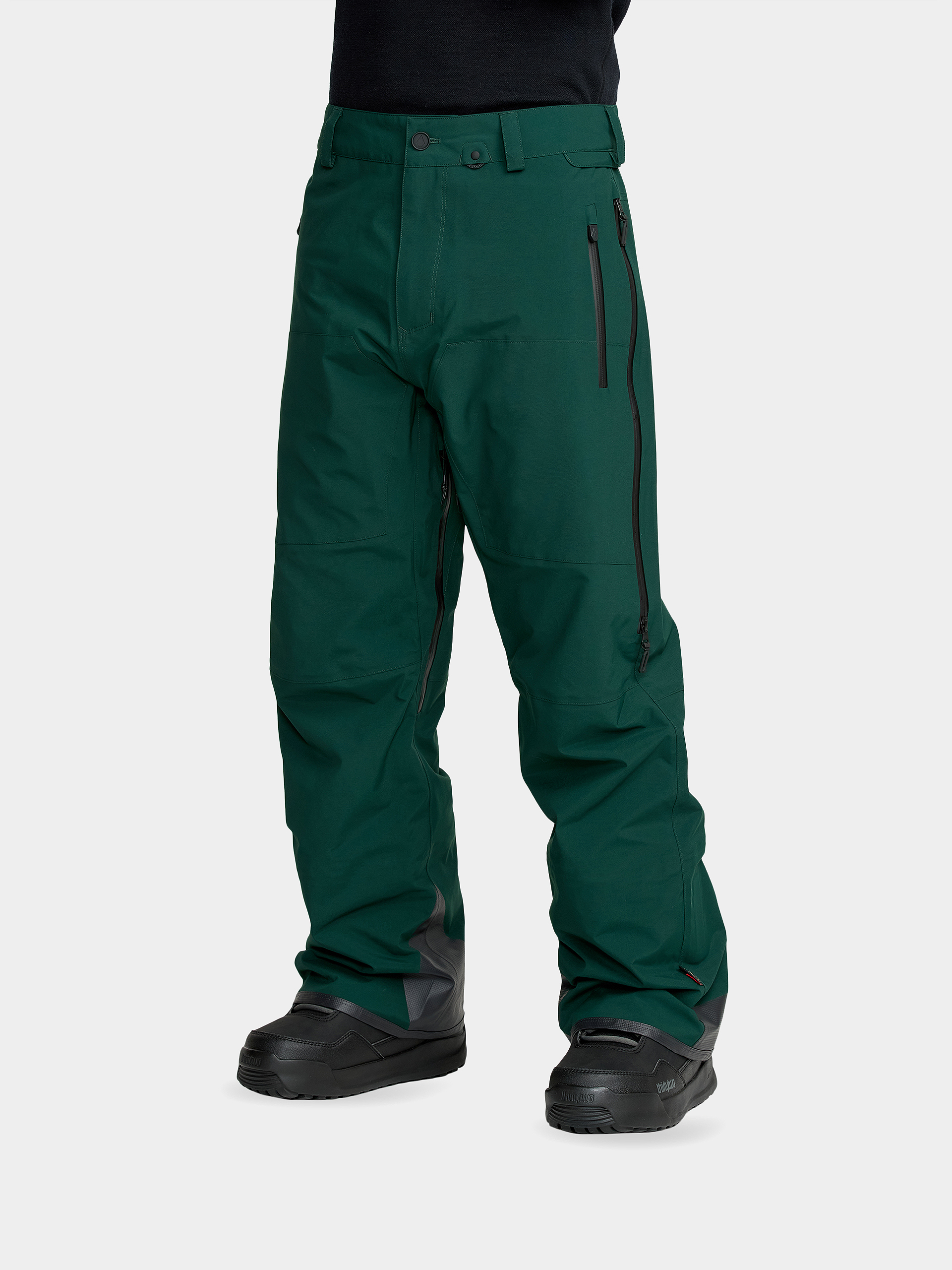 Pánské Snowboardové kalhoty  Volcom Guide Gore Tex Pro Shell (black green)