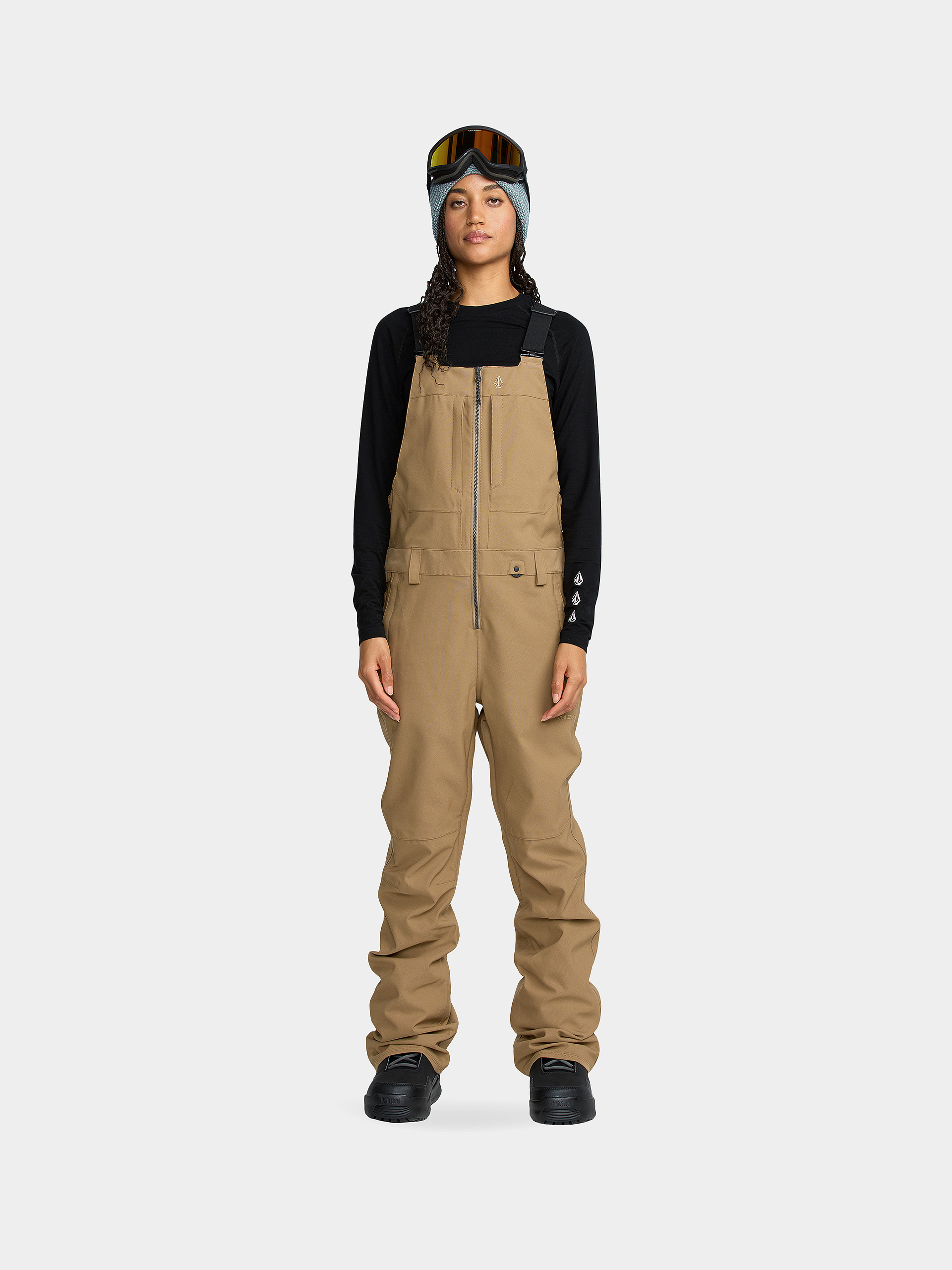 Snowboardovu00e9 kalhoty  Volcom Swift Bib Overall Wmn (bronze)