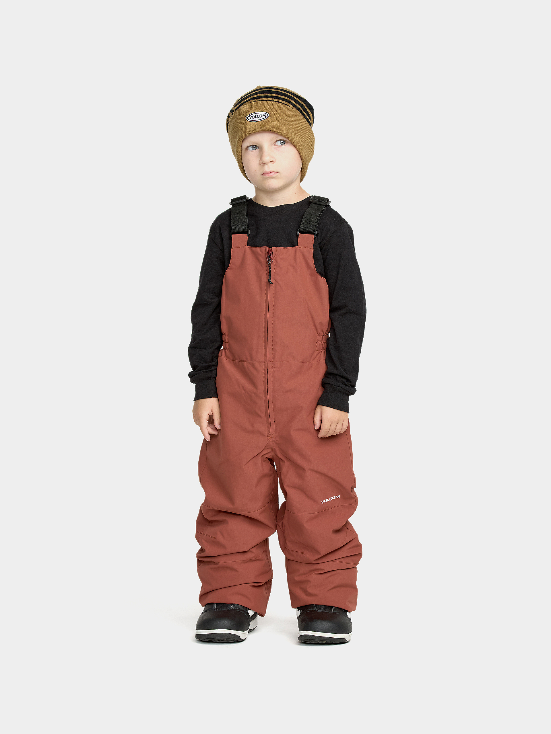 Snowboardové kalhoty  Volcom Little Flurry Ins Bib Overall JR (henna)