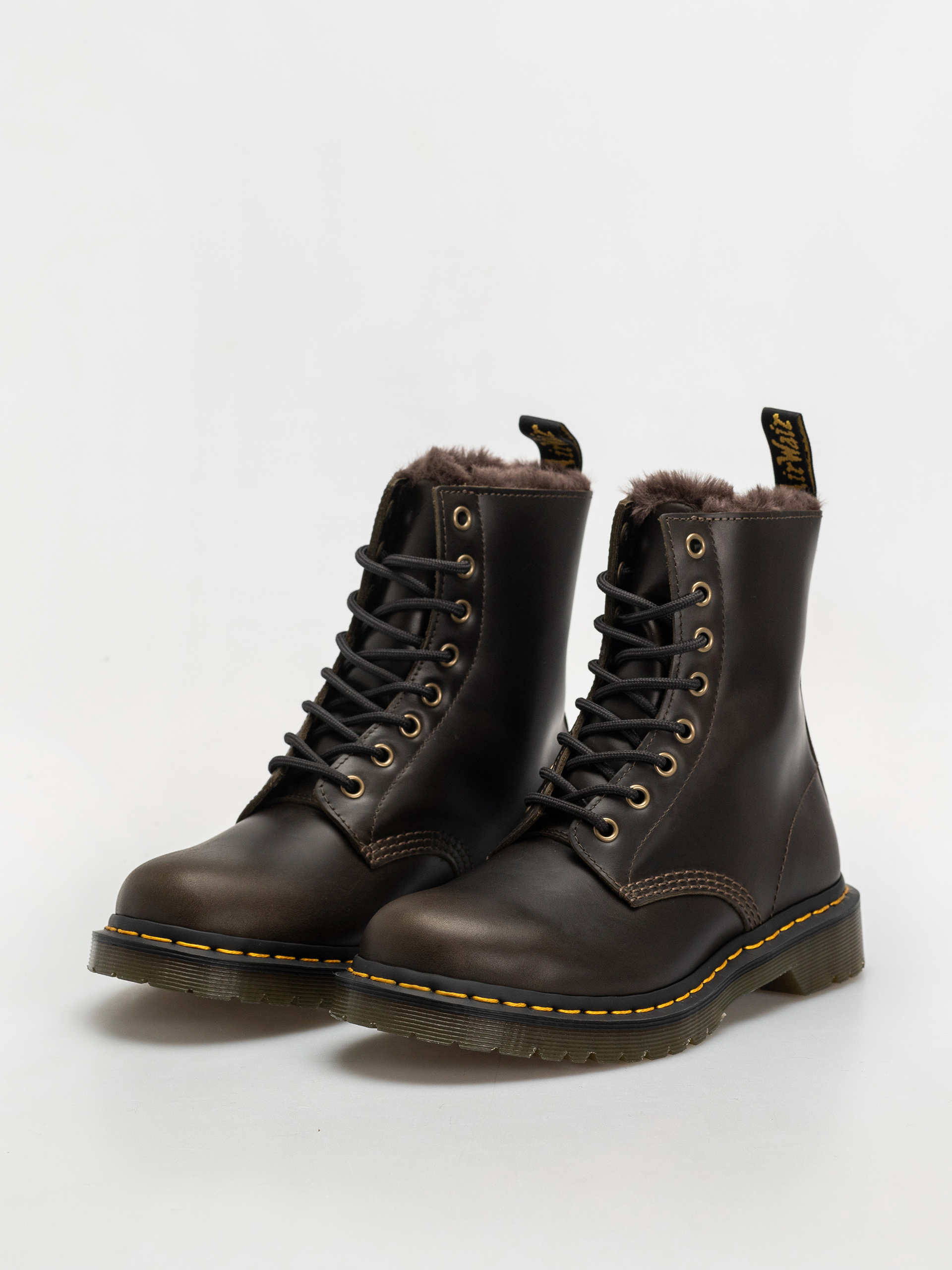 Boty Dr. Martens 1460 Serena Wmn (dark taupe taupe orleans)