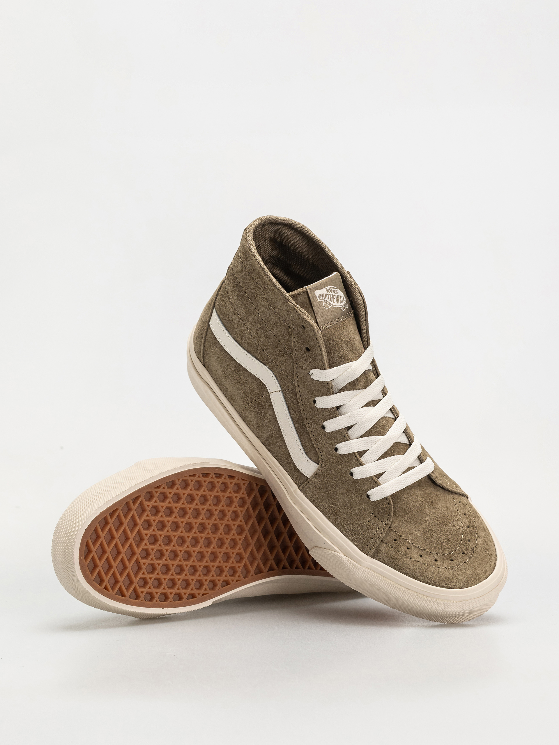 Boty Vans Sk8 Hi Tapered (pig suede bay leaf)