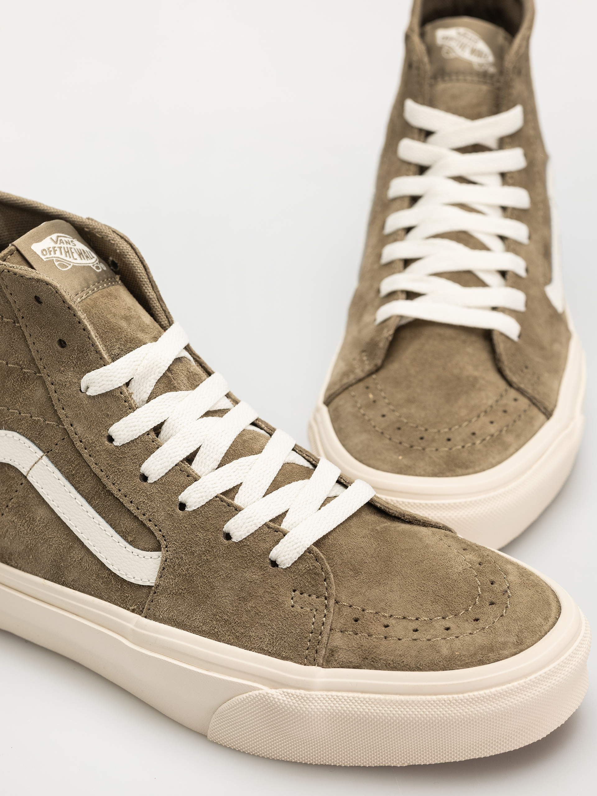 Boty Vans Sk8 Hi Tapered (pig suede bay leaf)